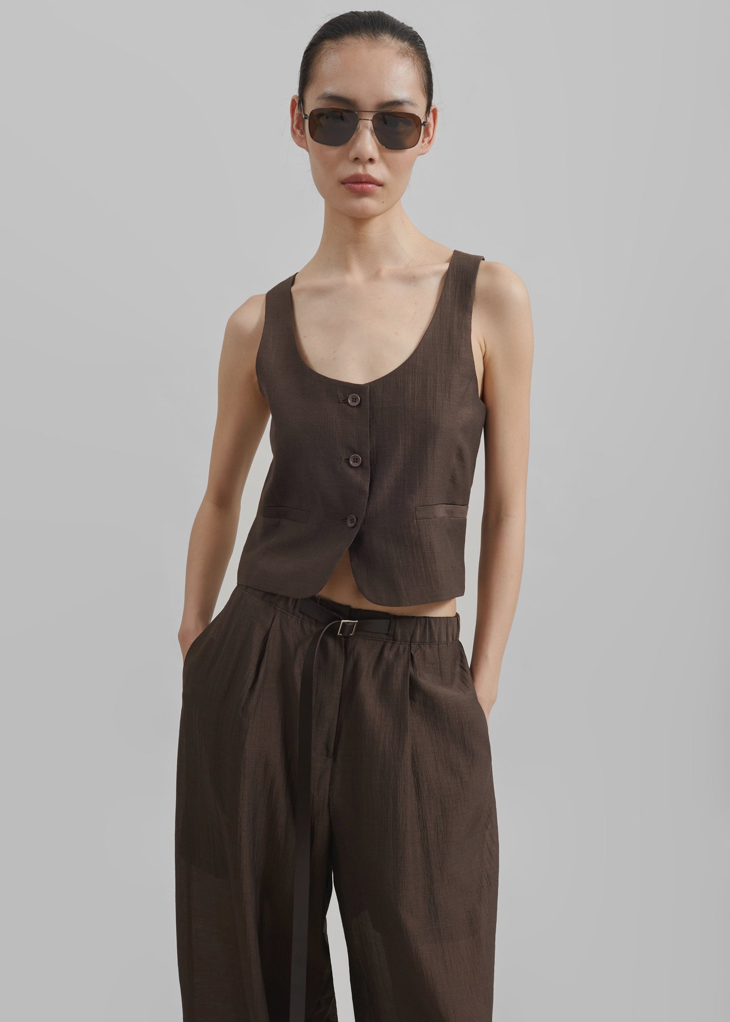 Selene Trousers - Chocolate