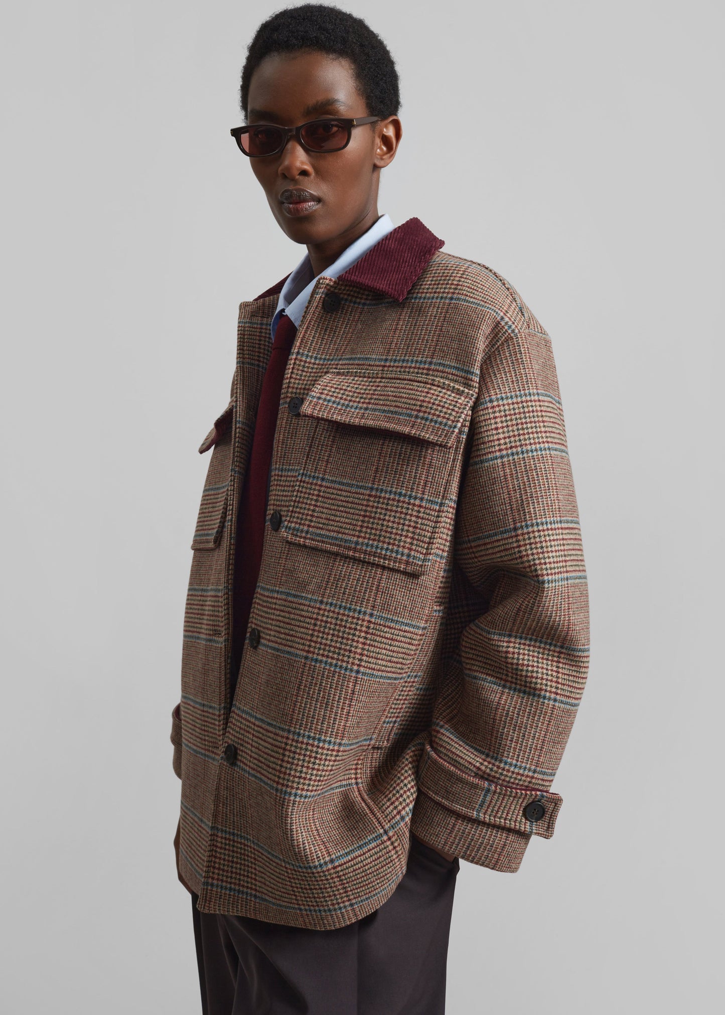 Selworth Plaid Wool Jacket - Multicolor