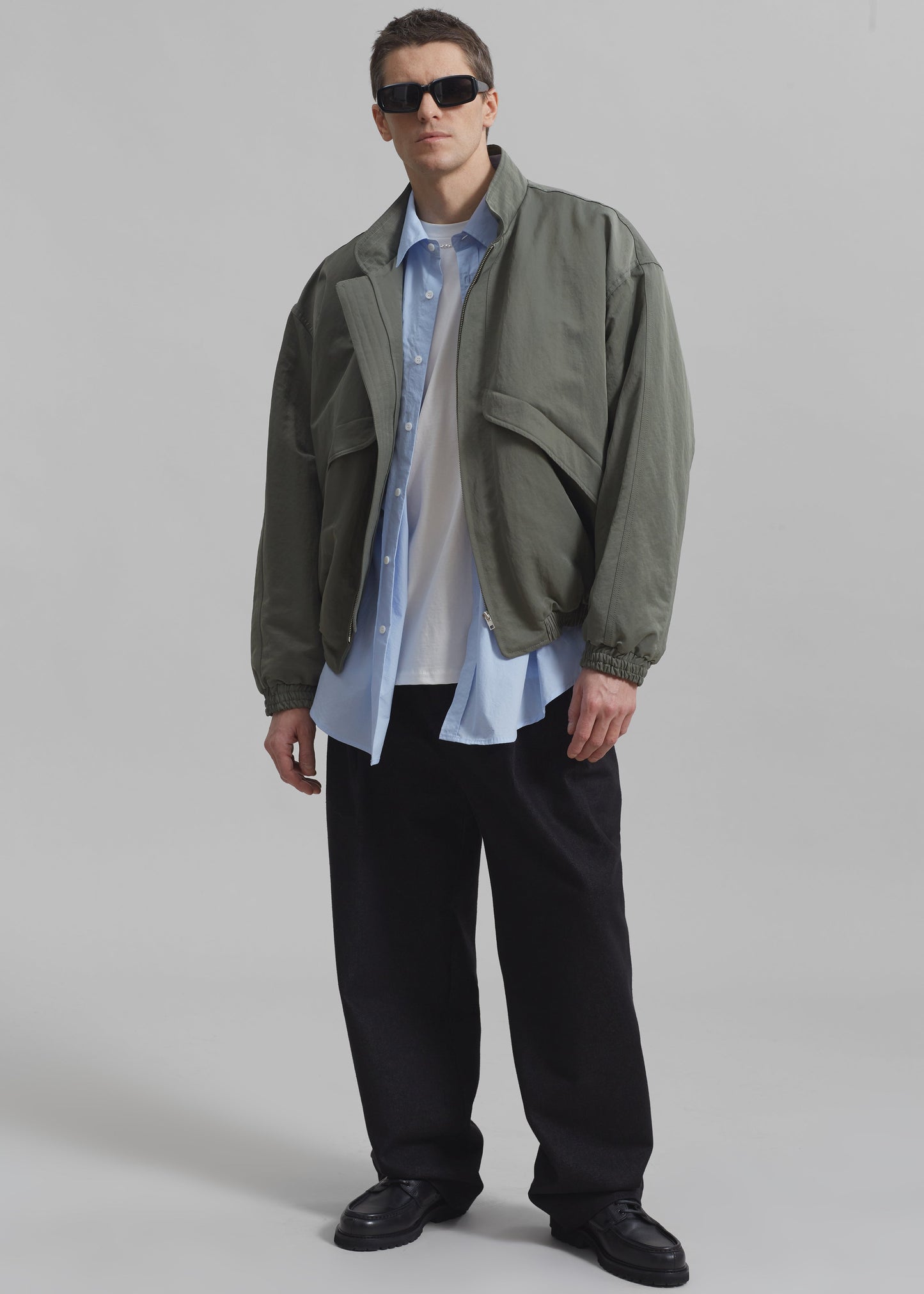 Seth Oversized Jacket - Khaki