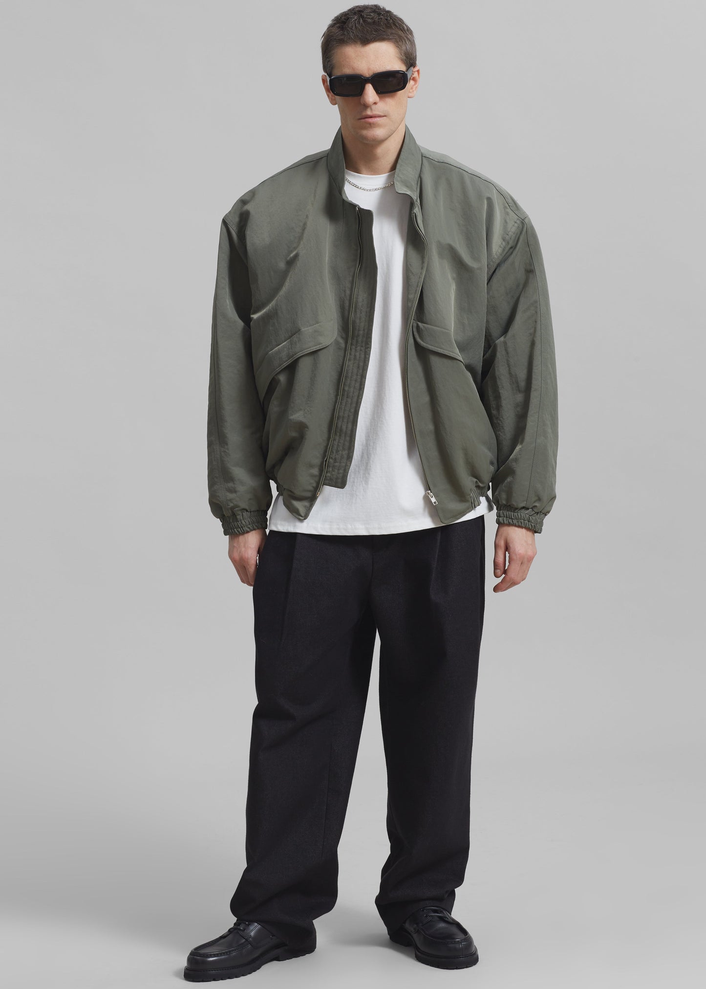 Seth Oversized Jacket - Khaki