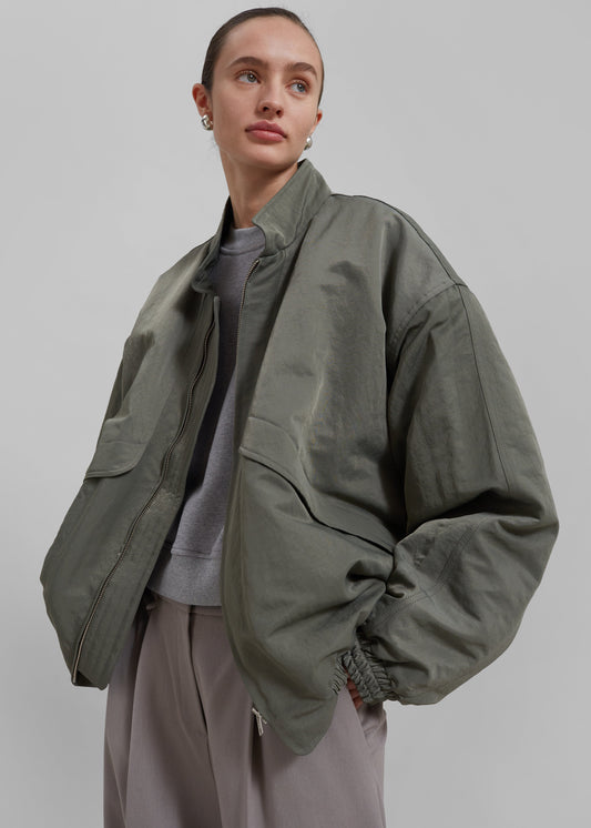 Seth Oversized Jacket - Khaki