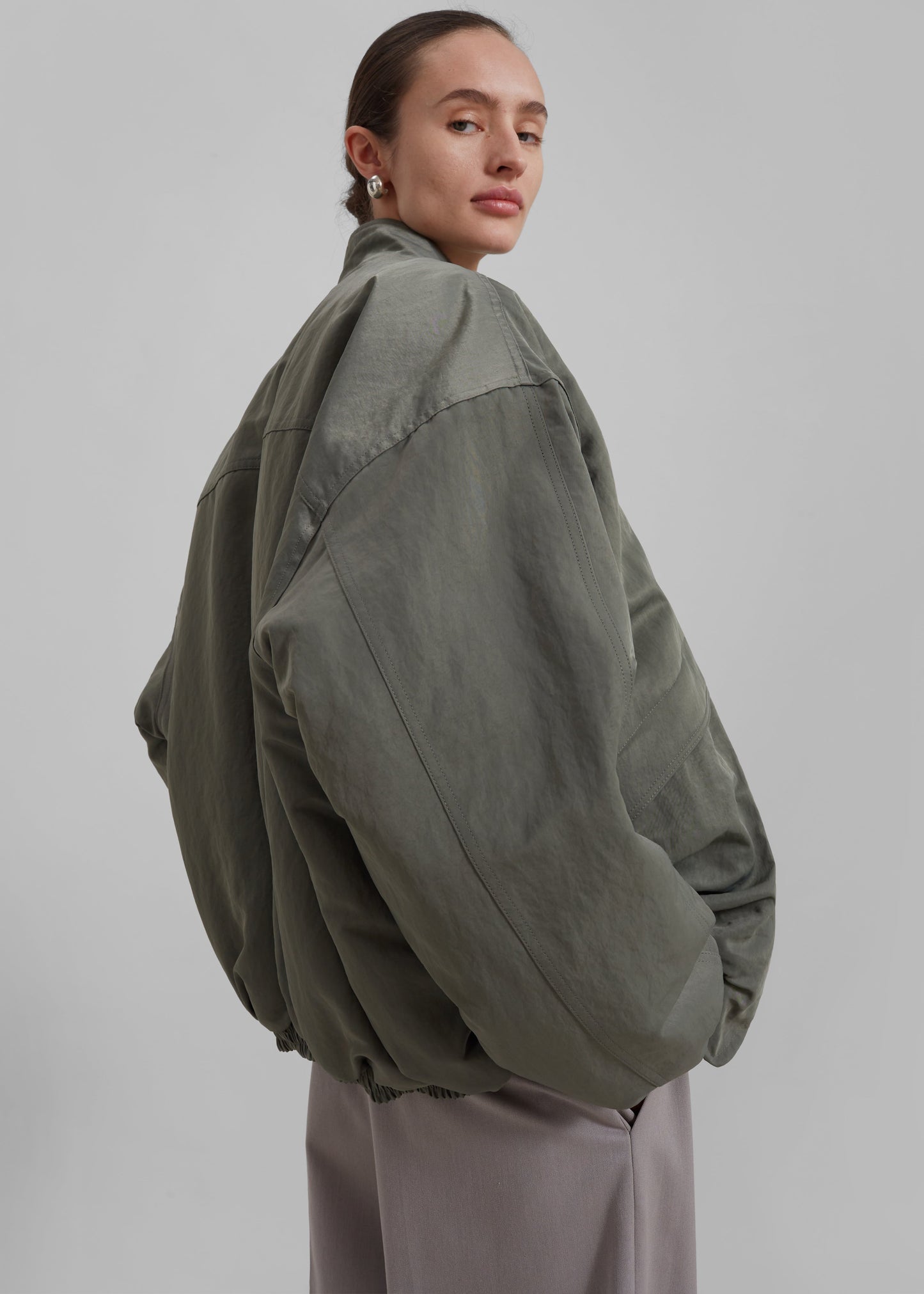 Seth Oversized Jacket - Khaki