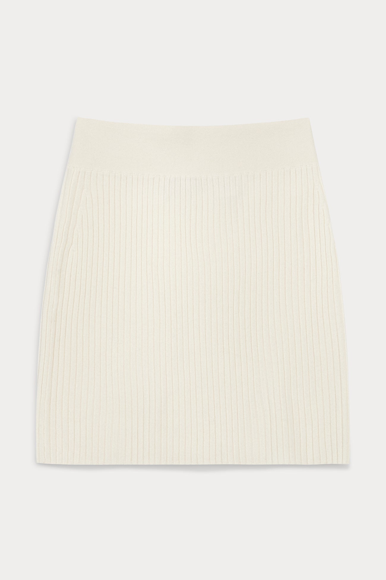 SIRENA CASHMERE RIBBED SKIRT