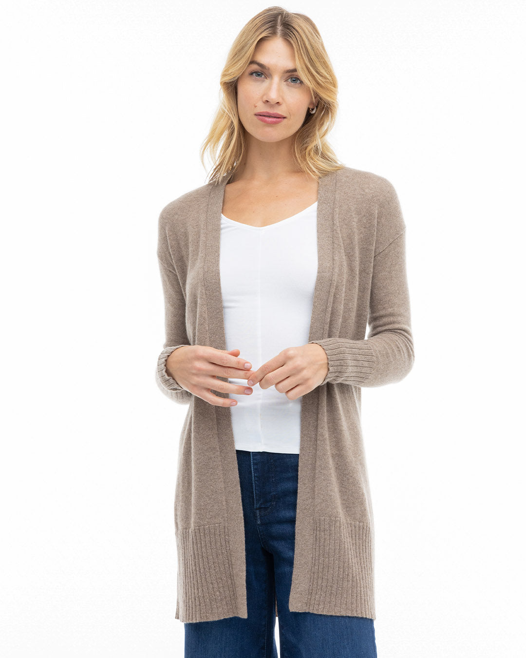 Long Cashmere Cardigan