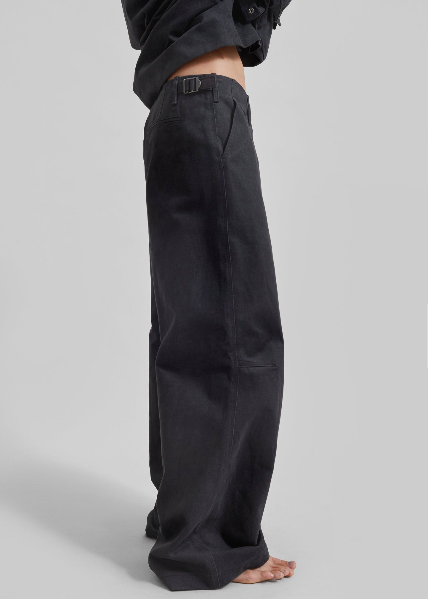 Stevan Denim Trousers - Charcoal