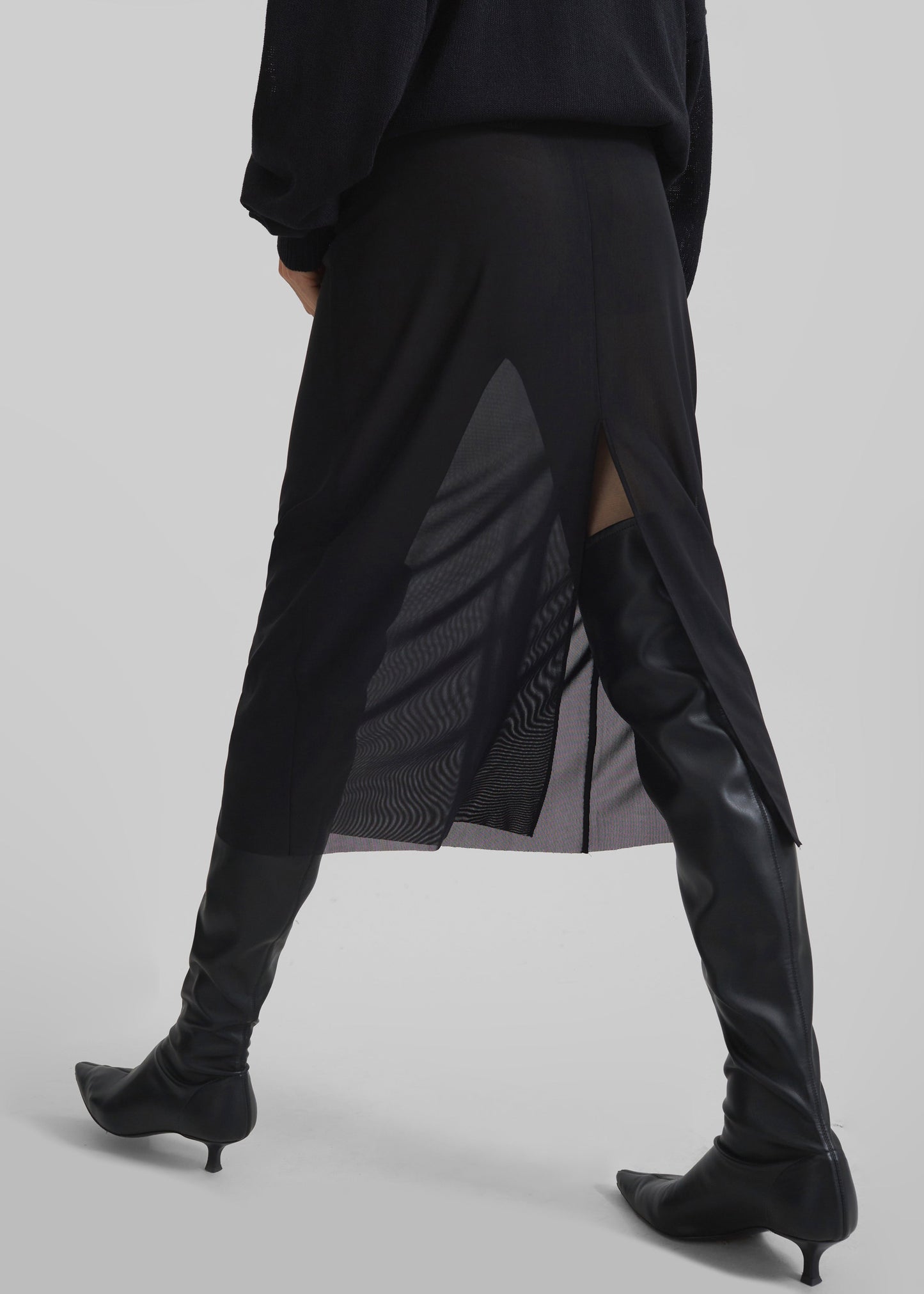 Suva Sheer Skirt - Black