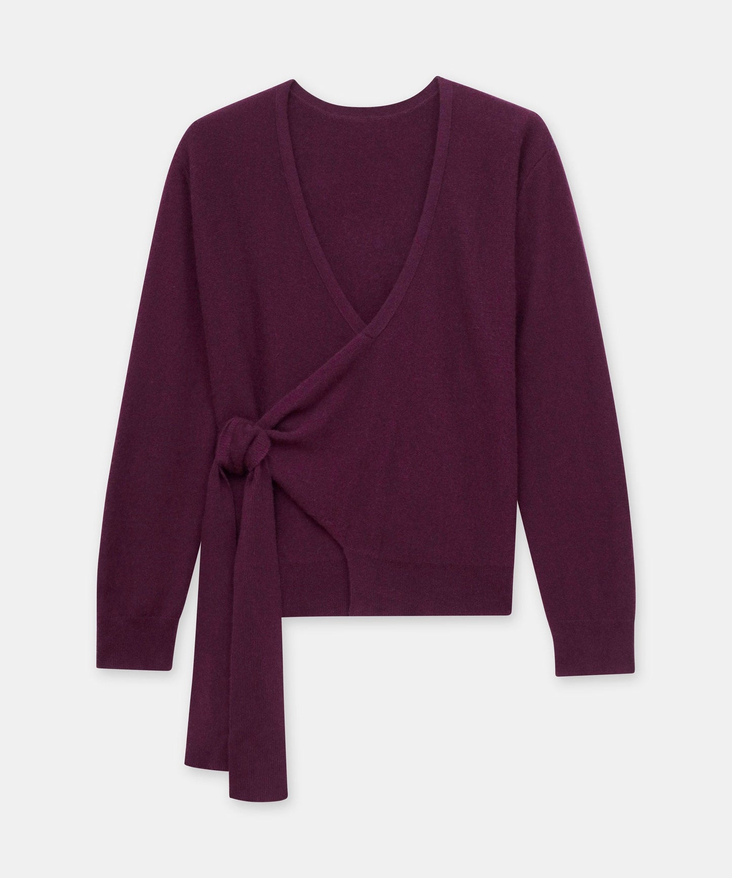 Signature Cashmere Wrap Top