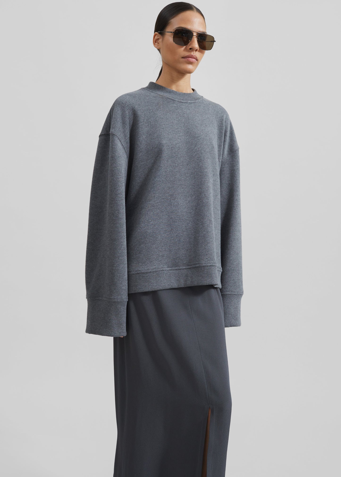 Talia Sweatshirt - Dark Grey