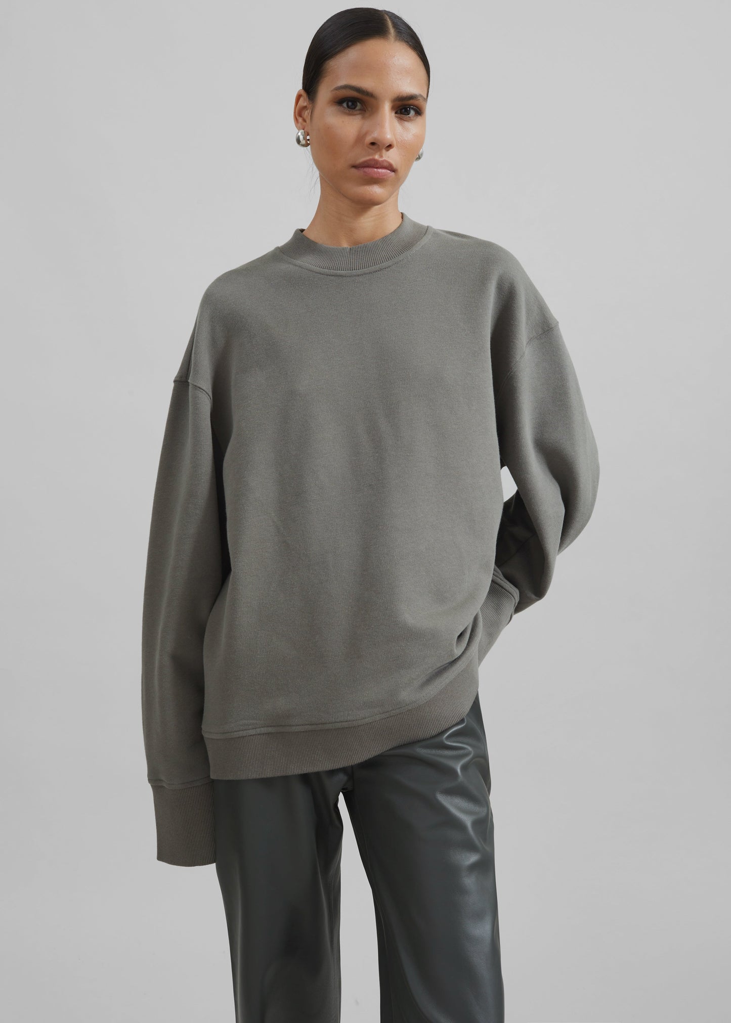 Talia Sweatshirt - Light Khaki