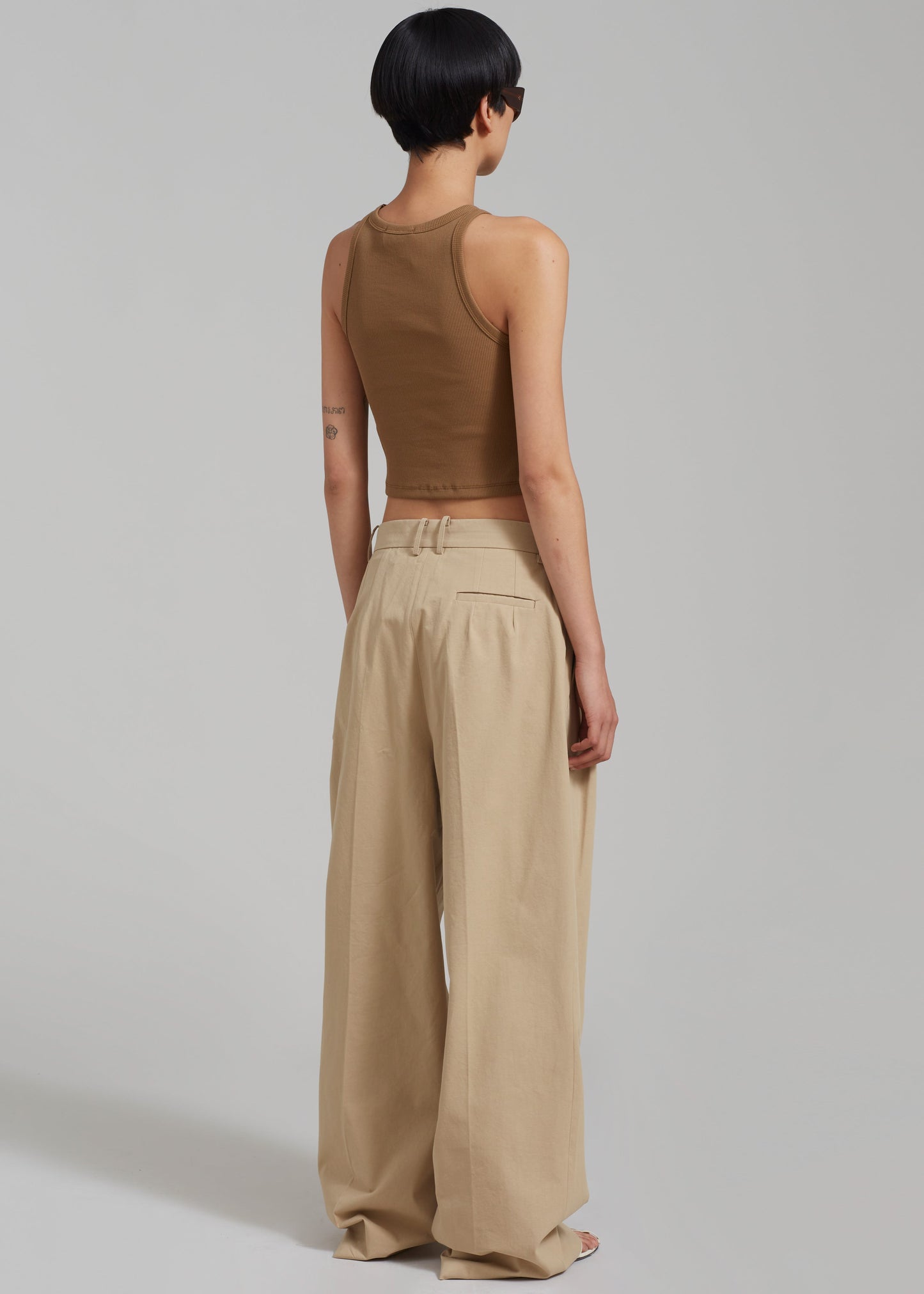 Tansy Cotton Pants - Camel