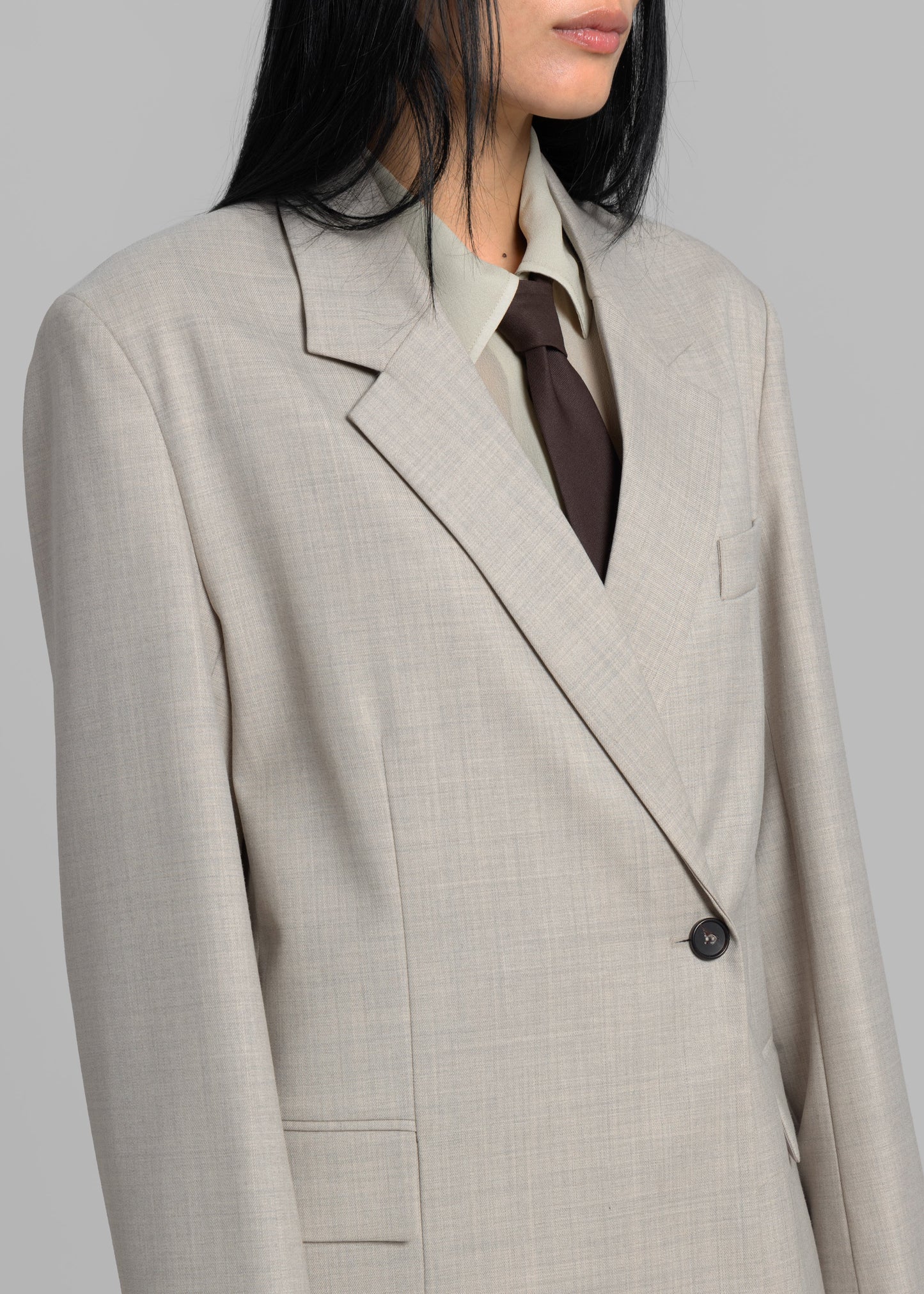 Tessa Wool Blazer - Beige