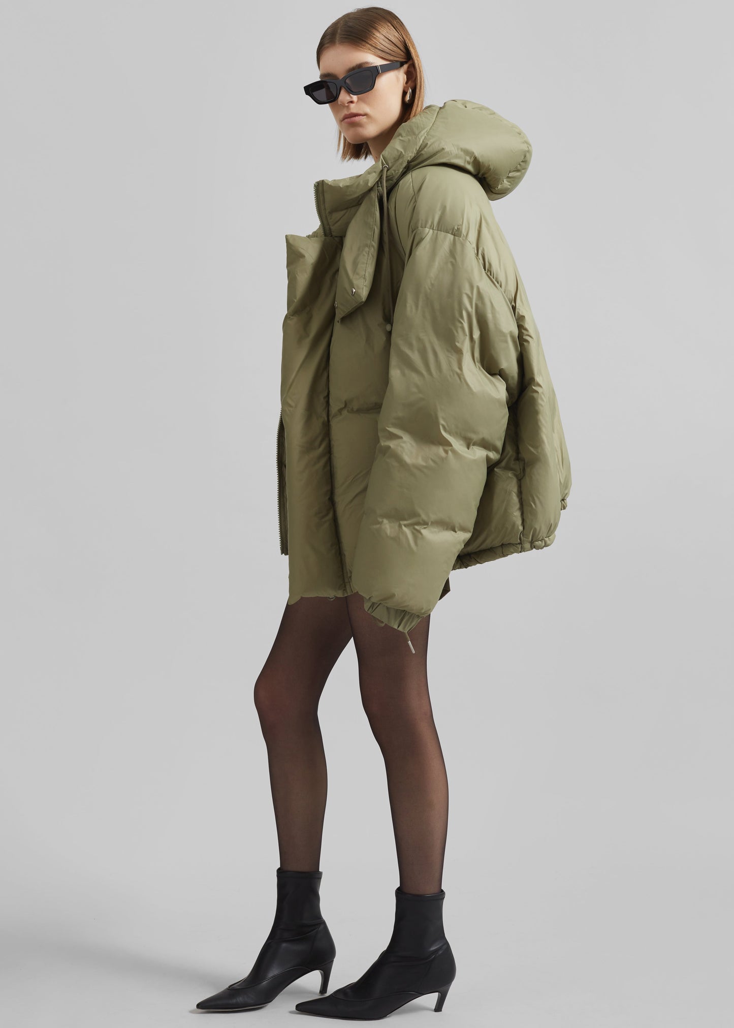 Timra Puffer Jacket - Khaki