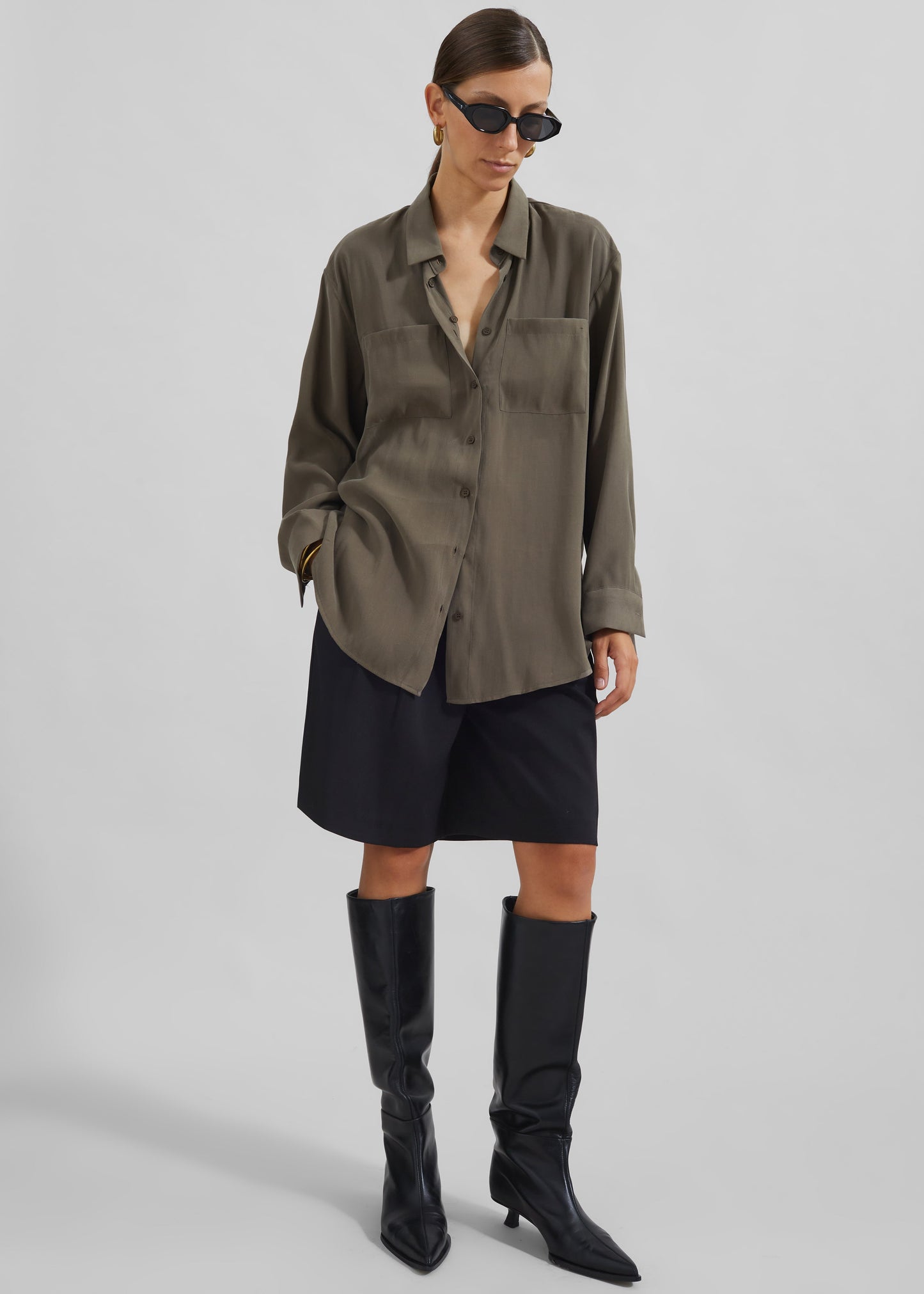 Valmiera Blouse - Khaki