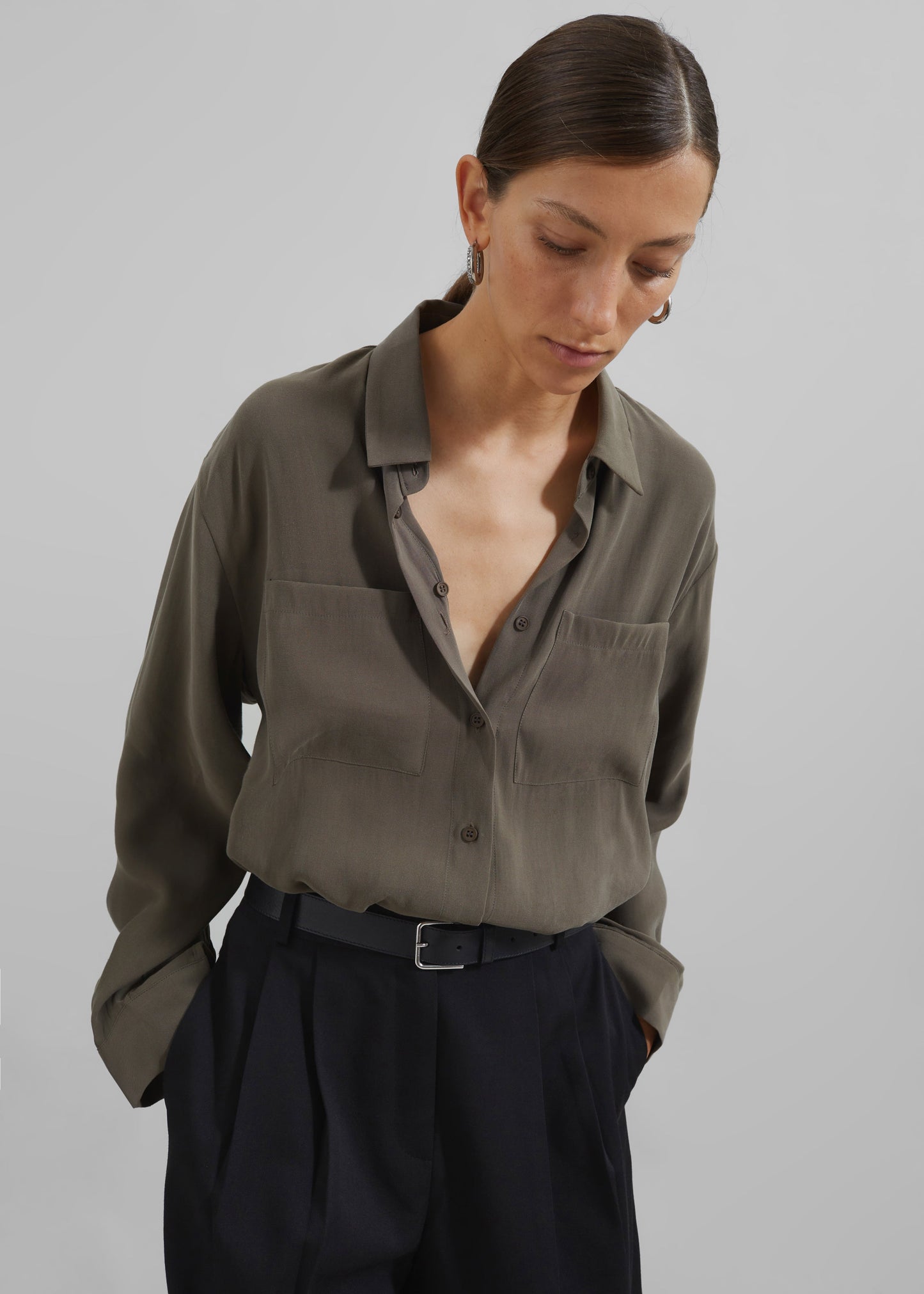 Valmiera Blouse - Khaki