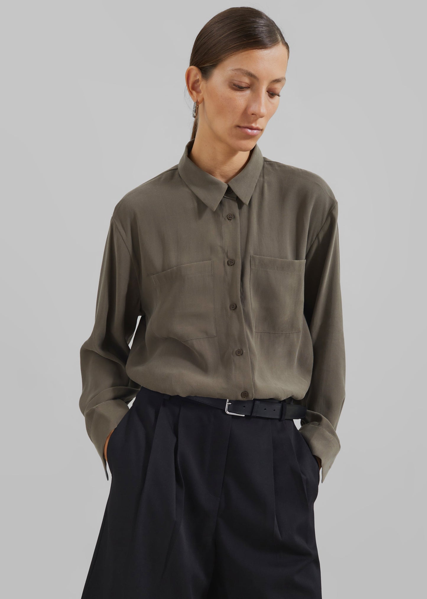 Valmiera Blouse - Khaki