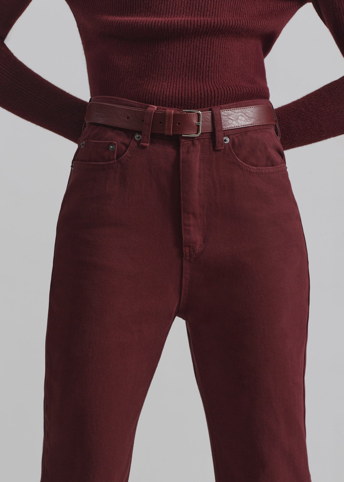 Vikna Jeans - Burgundy