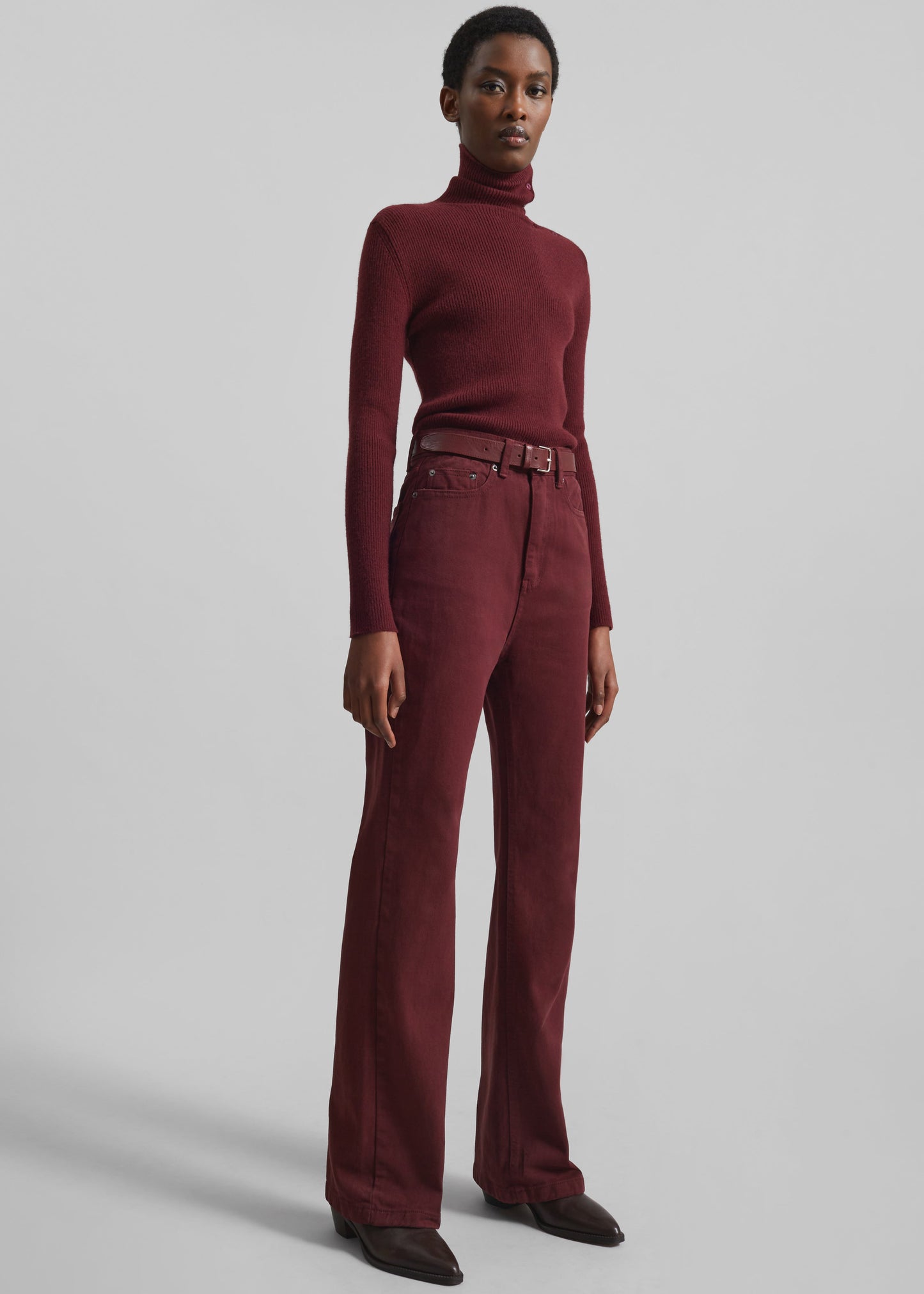 Vikna Jeans - Burgundy