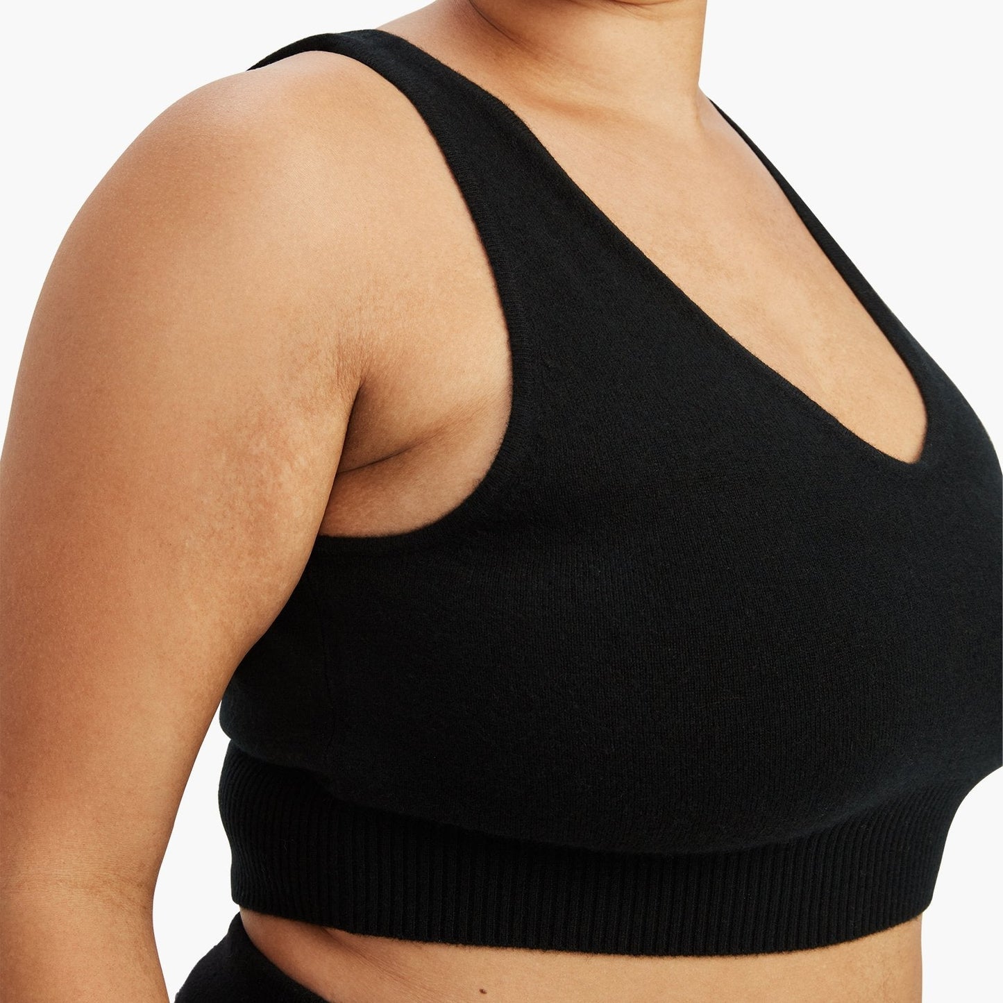 Signature Cashmere Longline Bra Tops