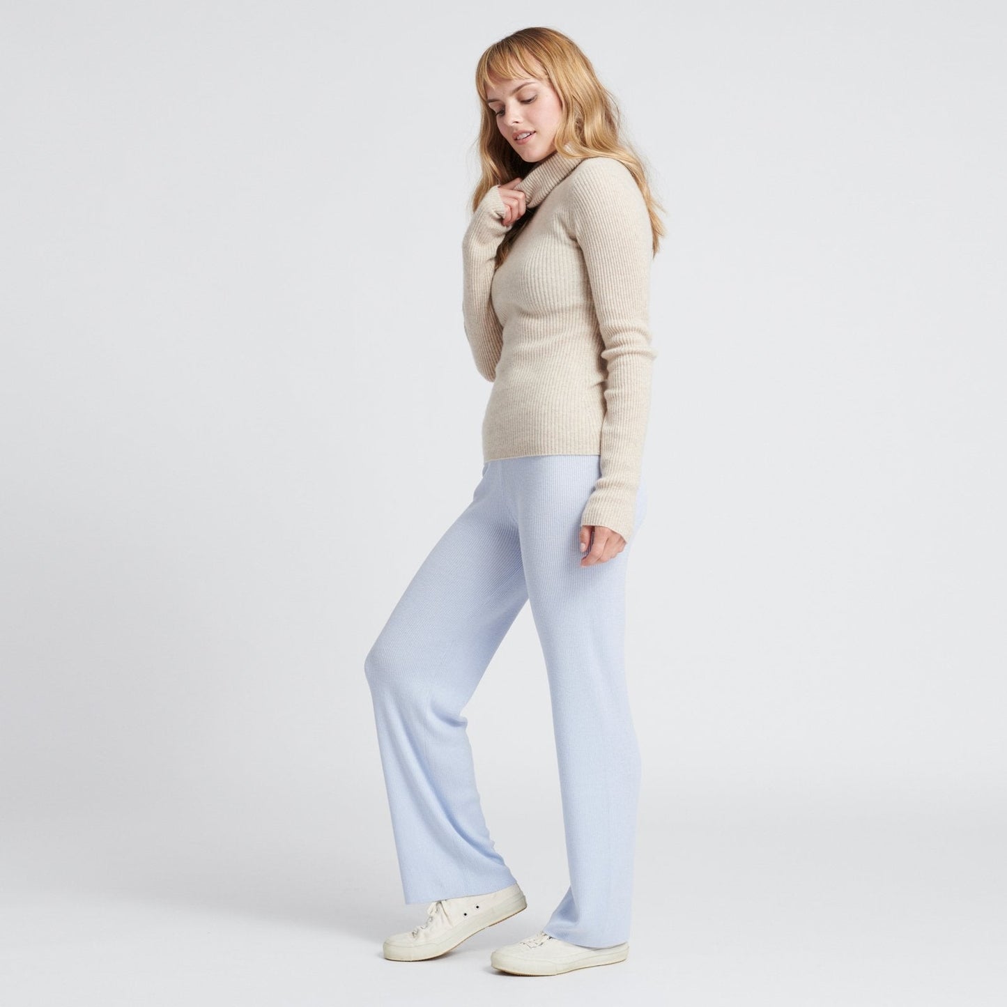 Ribbed Flared Pant