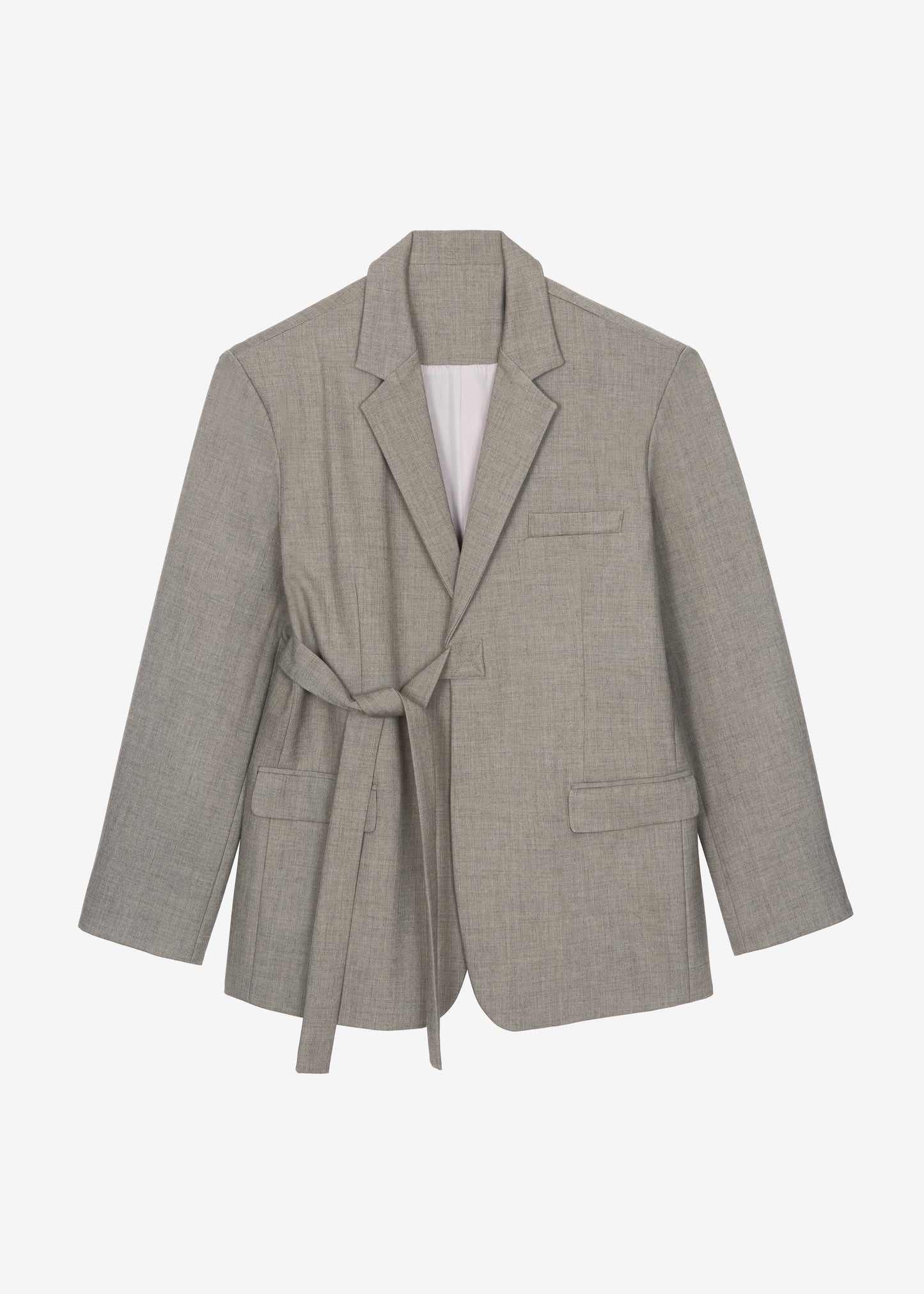 Whiteney Tie Up Blazer - Beige