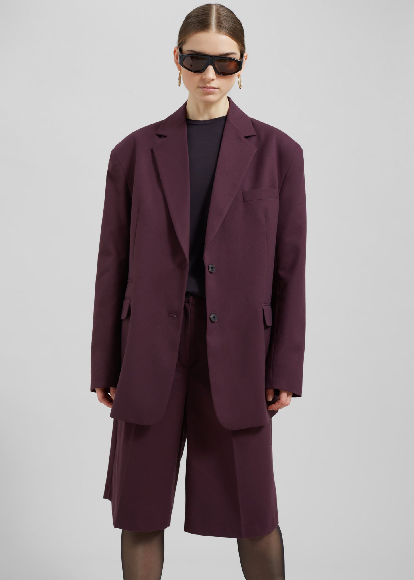 Wilma Blazer - Burgundy