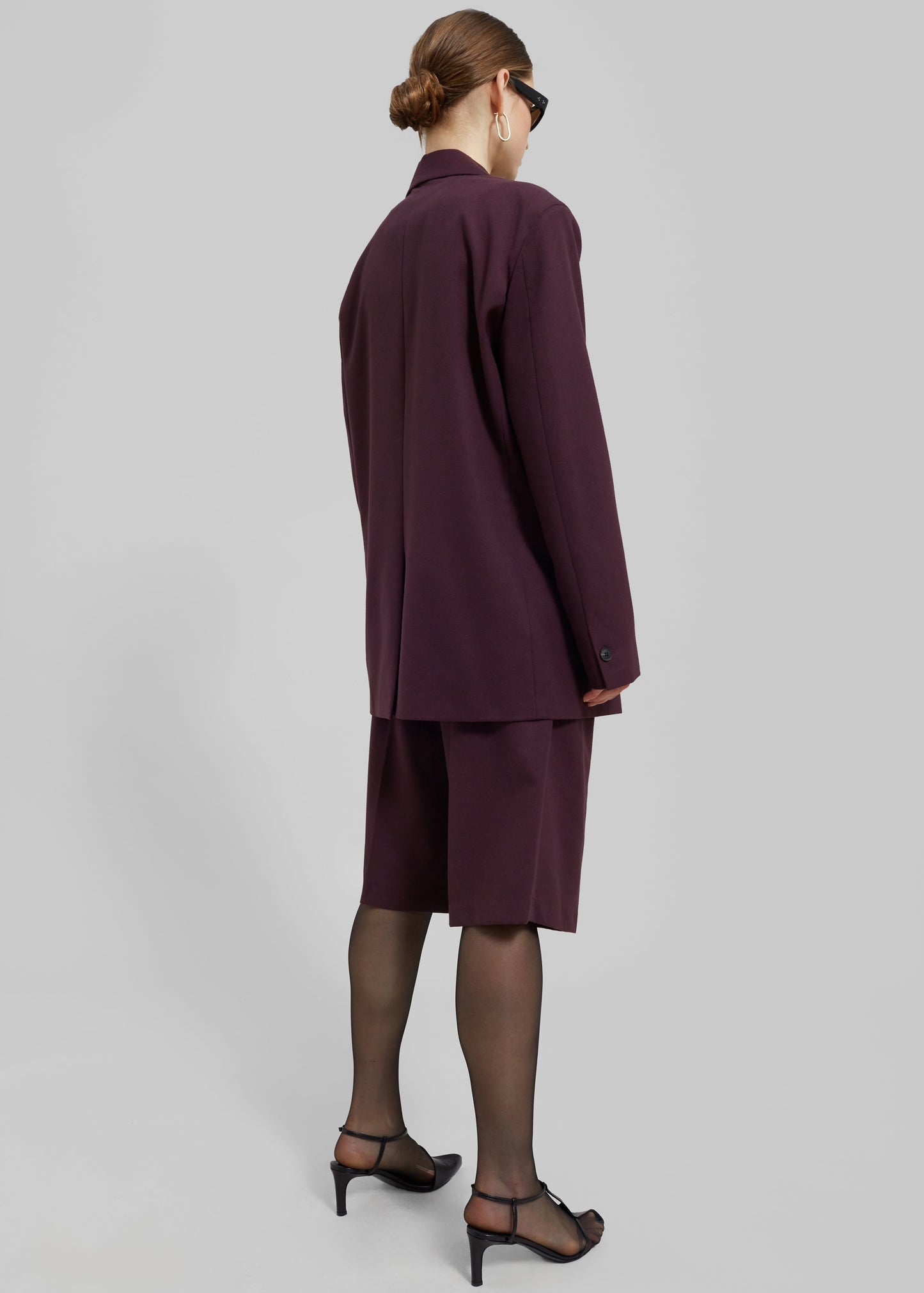 Wilma Blazer - Burgundy