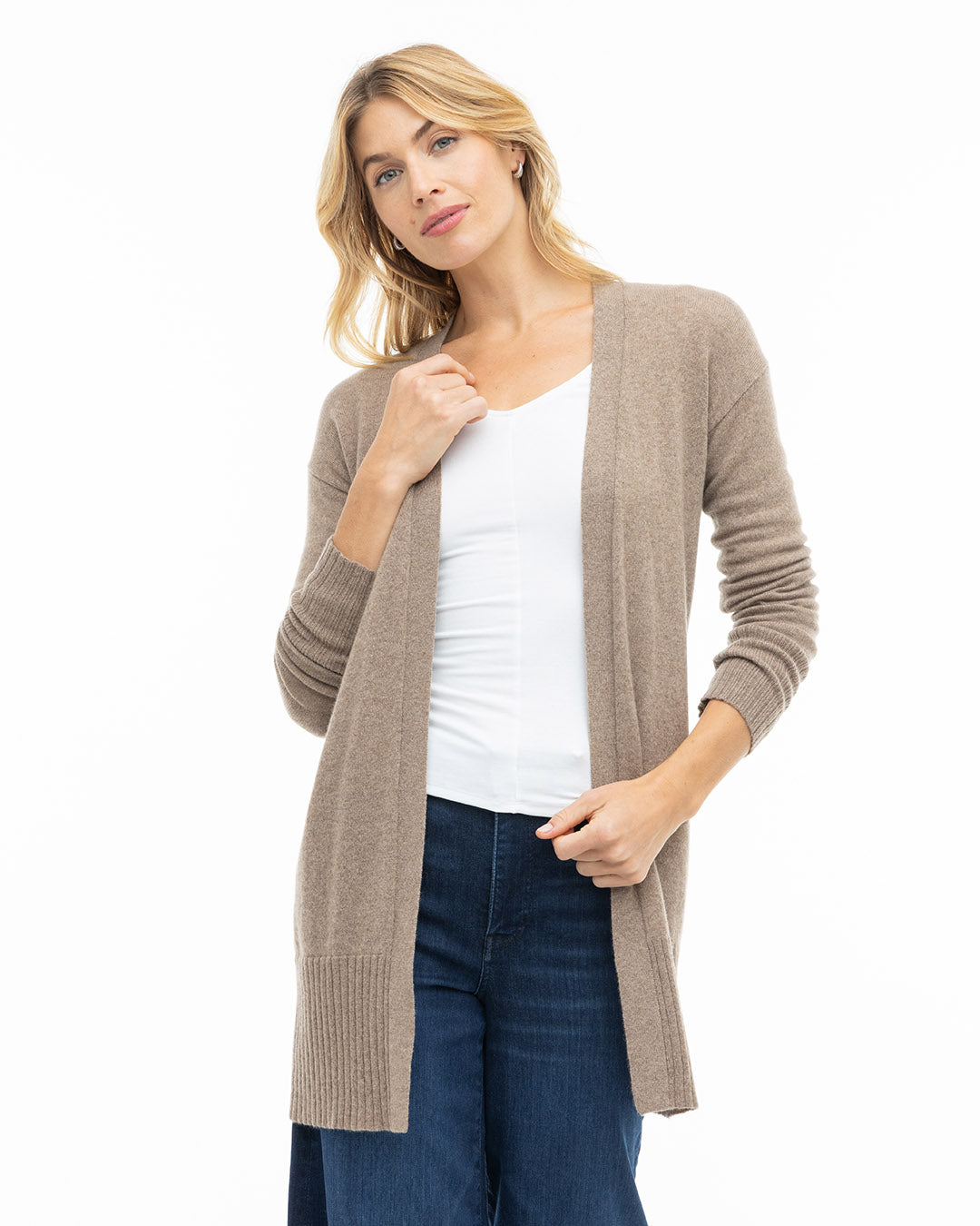 Long Cashmere Cardigan