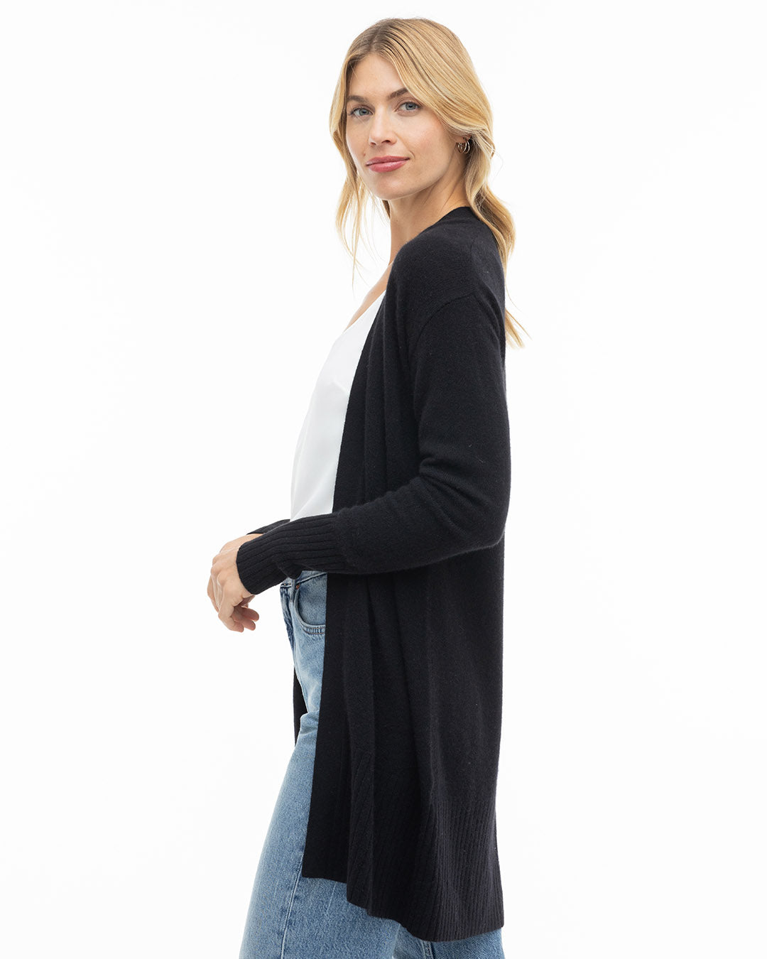 Long Cashmere Cardigan