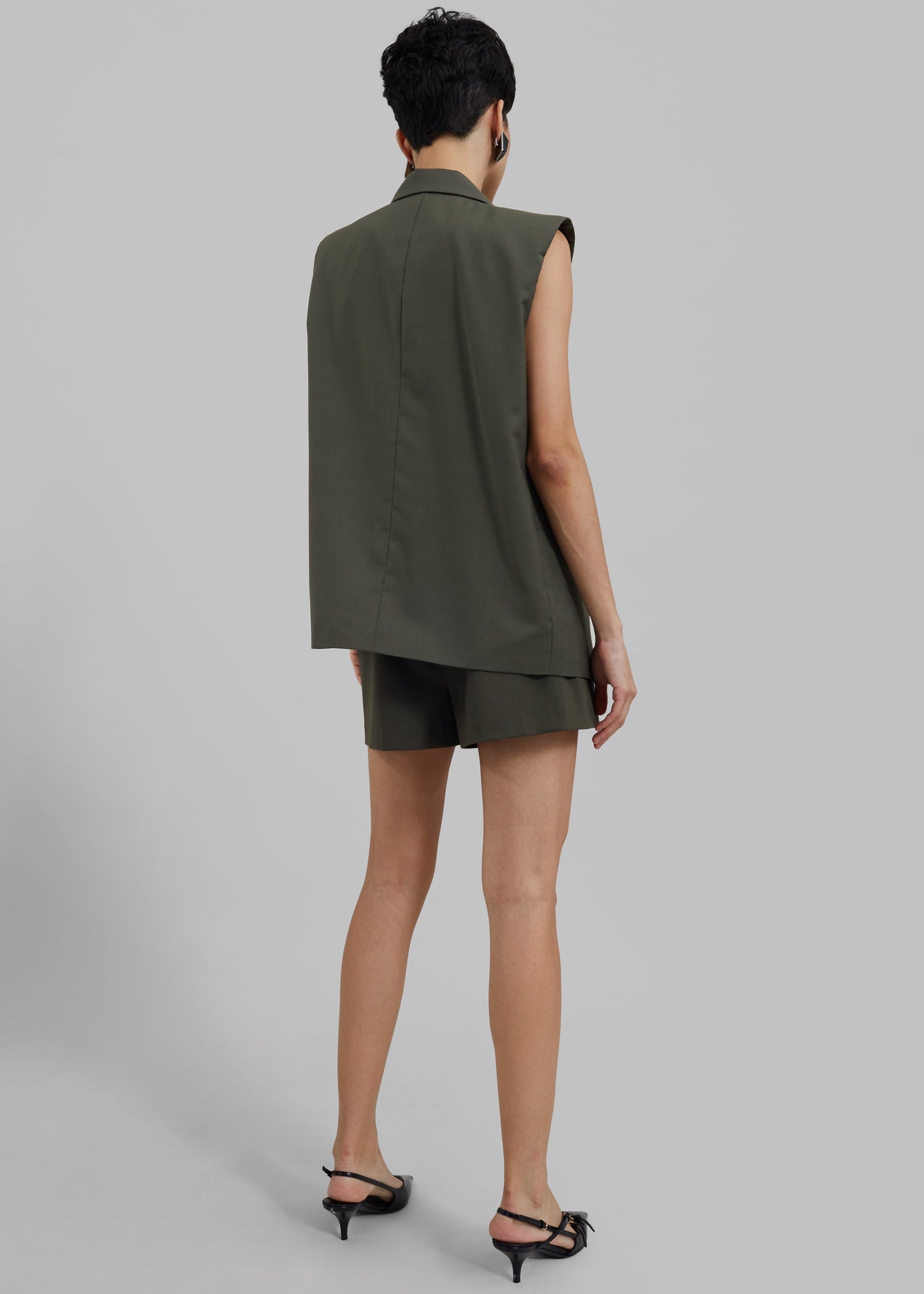 Xandra Mini Shorts - Khaki