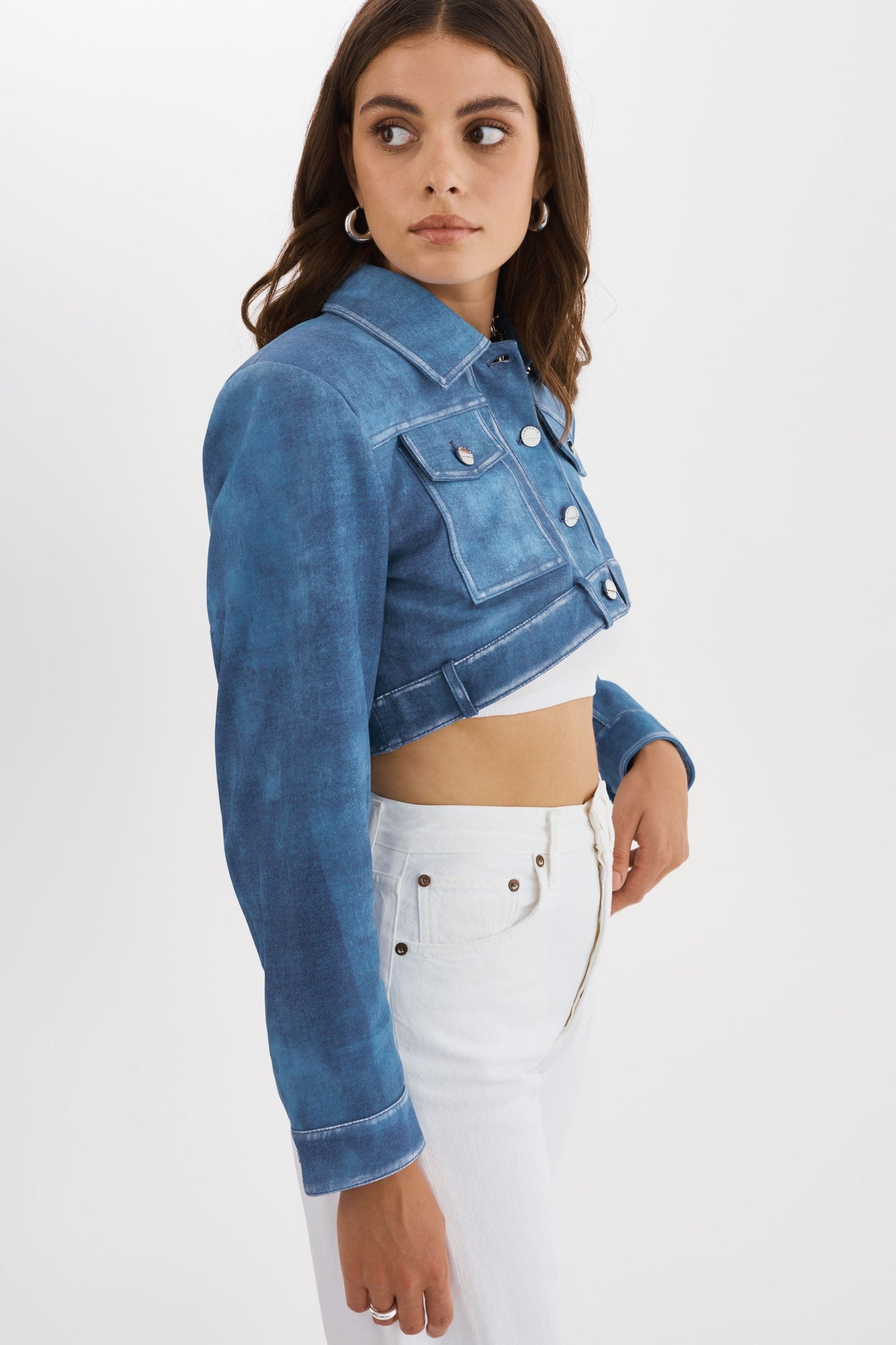 XANDY | Cropped Leather Jacket