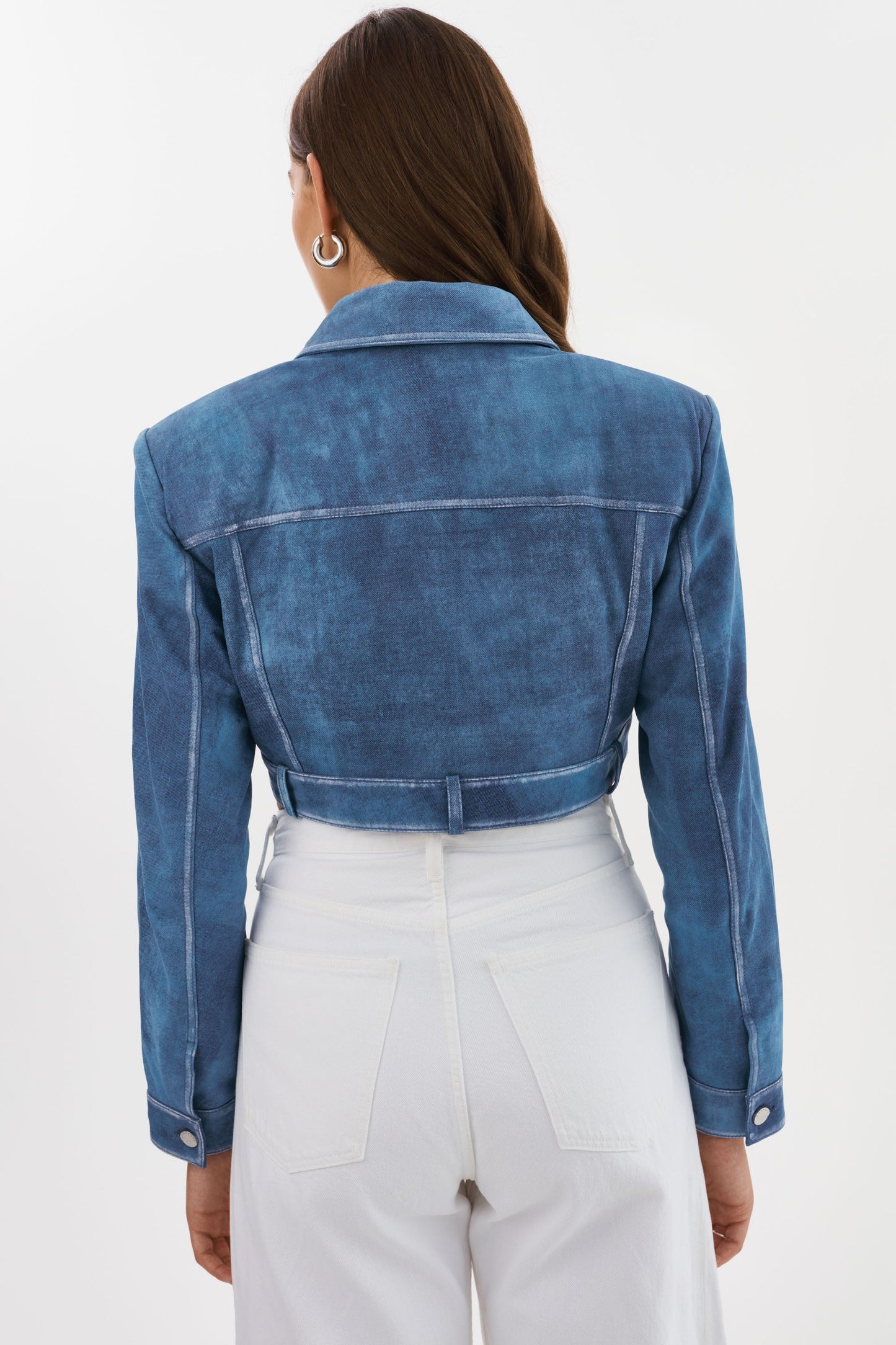 XANDY | Cropped Leather Jacket