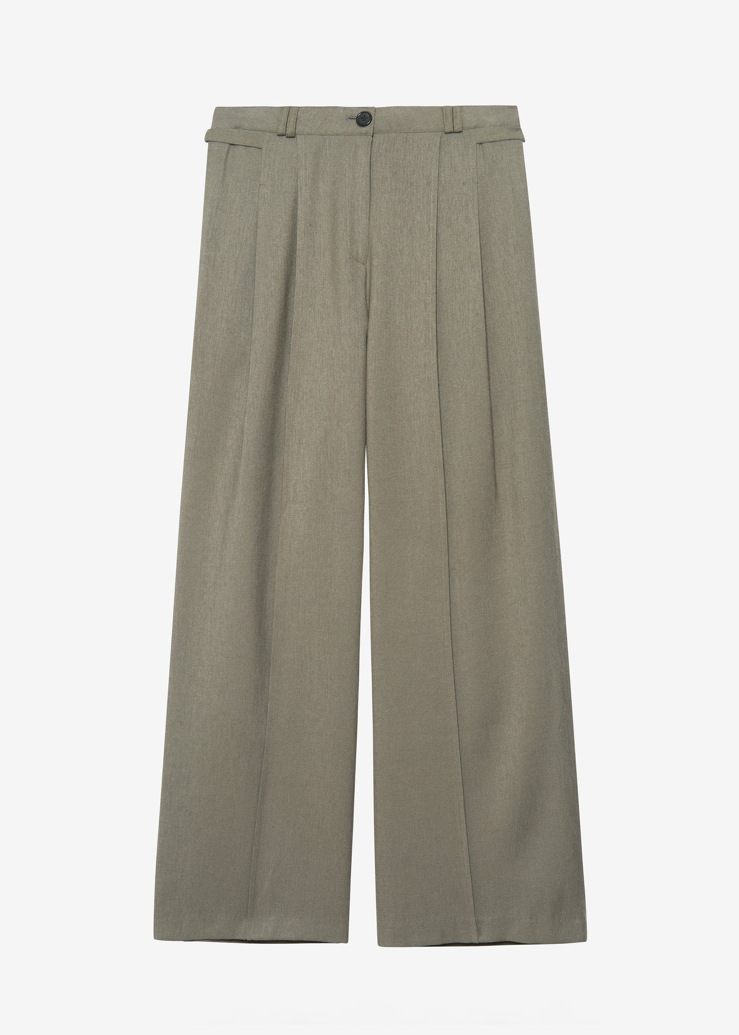 Xia Side Belt Trousers - Khaki