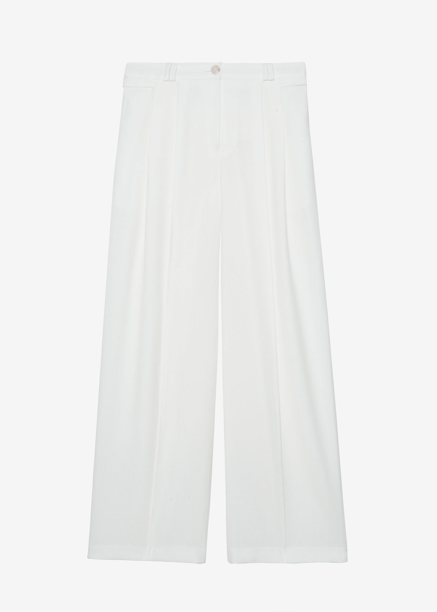 Xia Side Belt Trousers - White