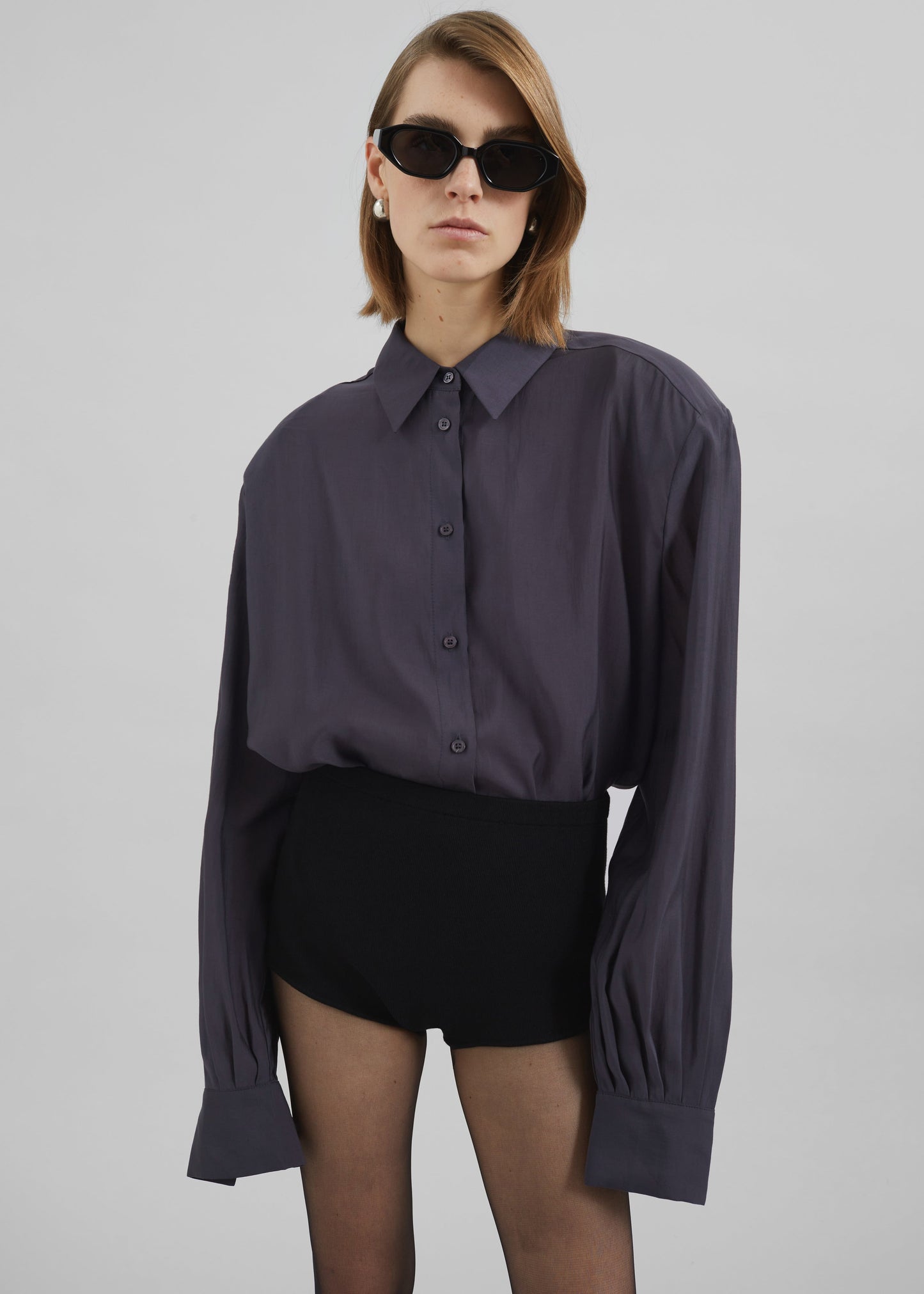 Zoula Padded Shirt - Charcoal