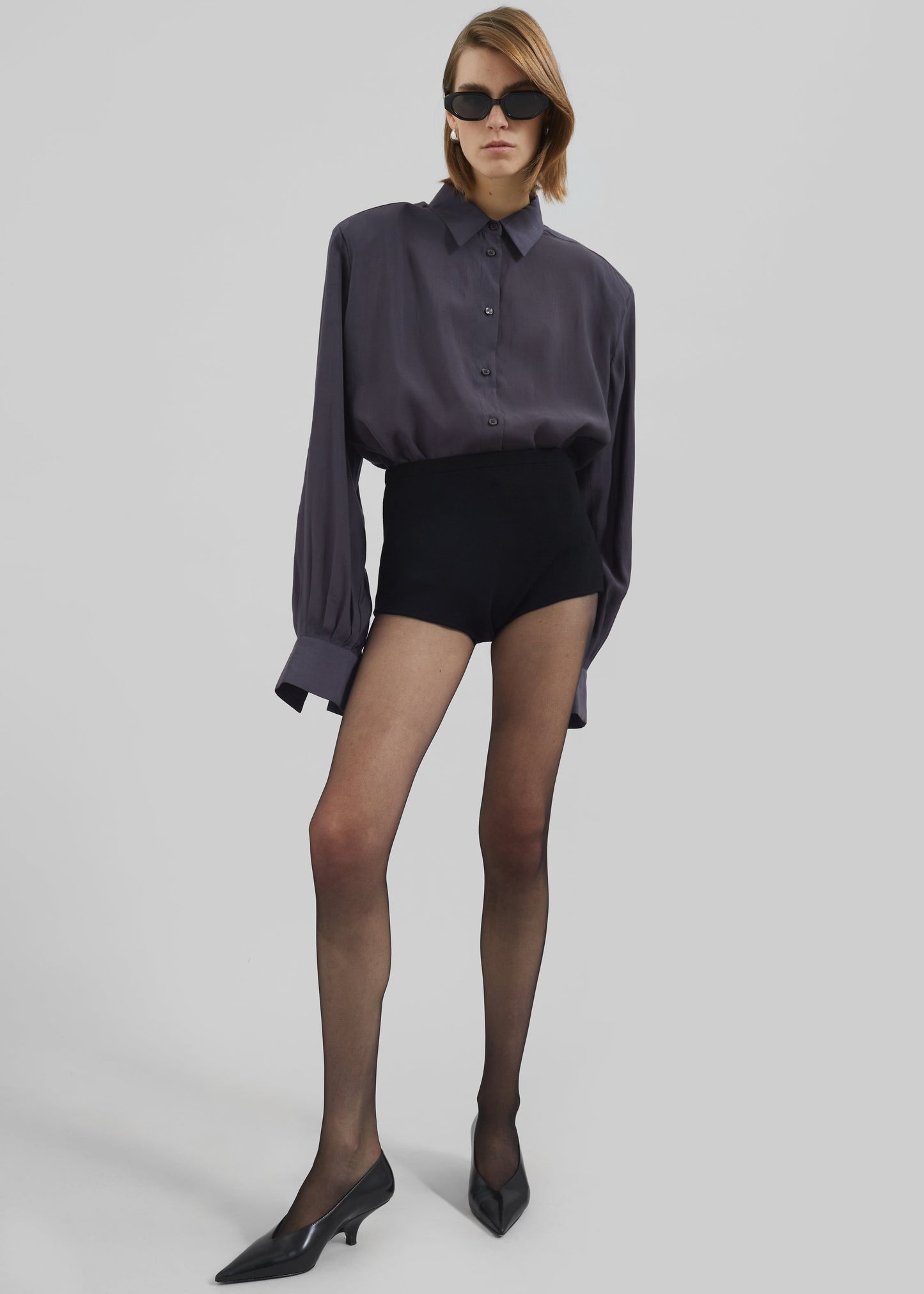 Zoula Padded Shirt - Charcoal