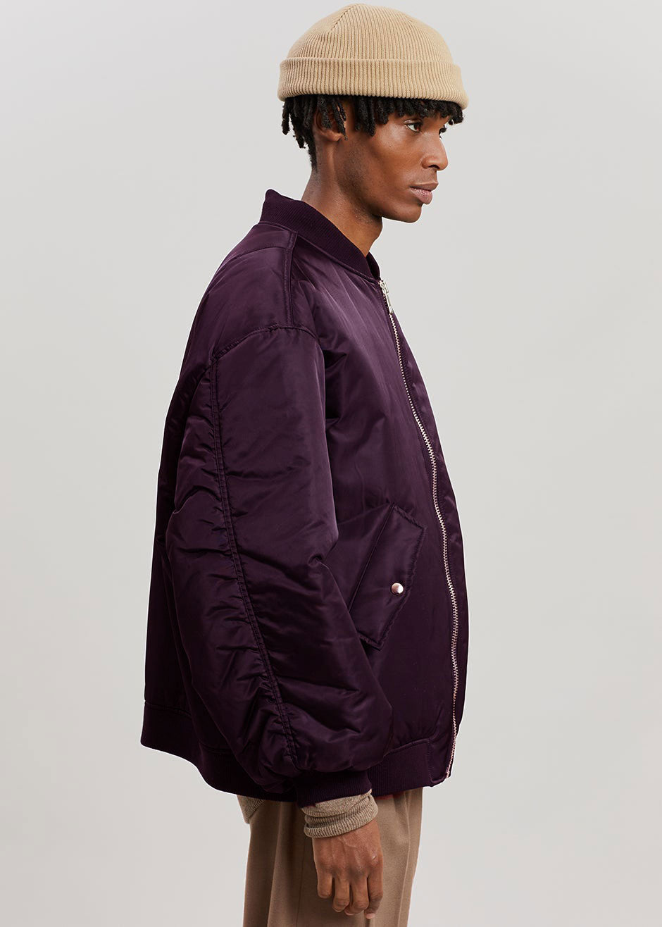 Astra Bomber Jacket - Royal Purple