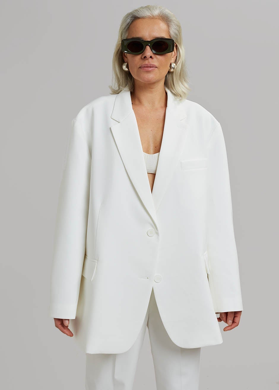 Bea Blazer - White