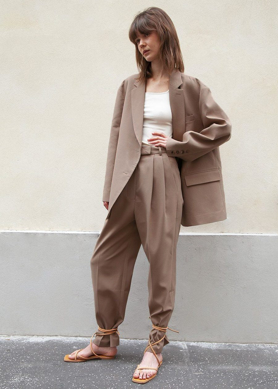 Bea Suit Pants - Latte