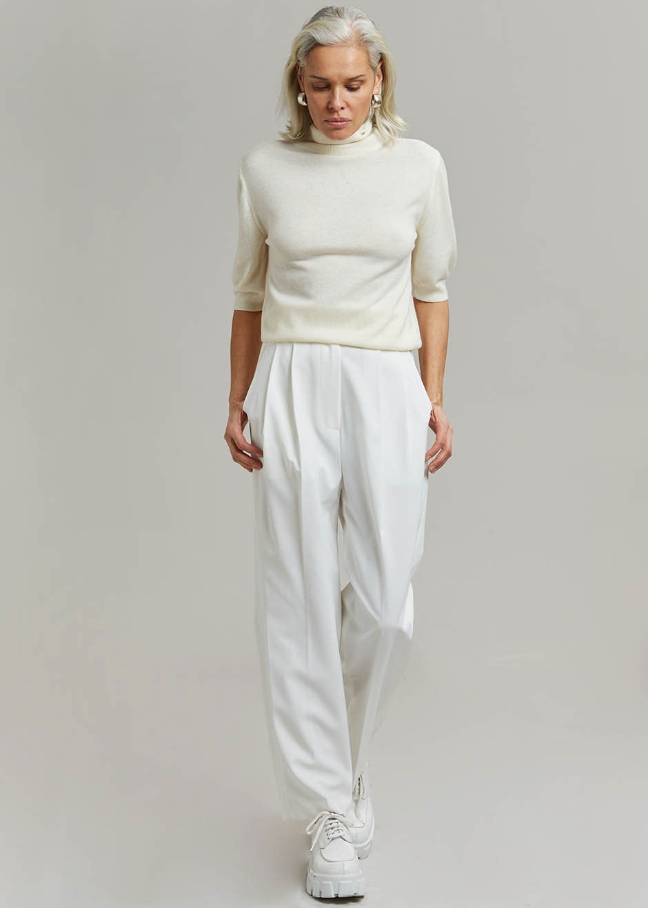 Bea Suit Pants - White