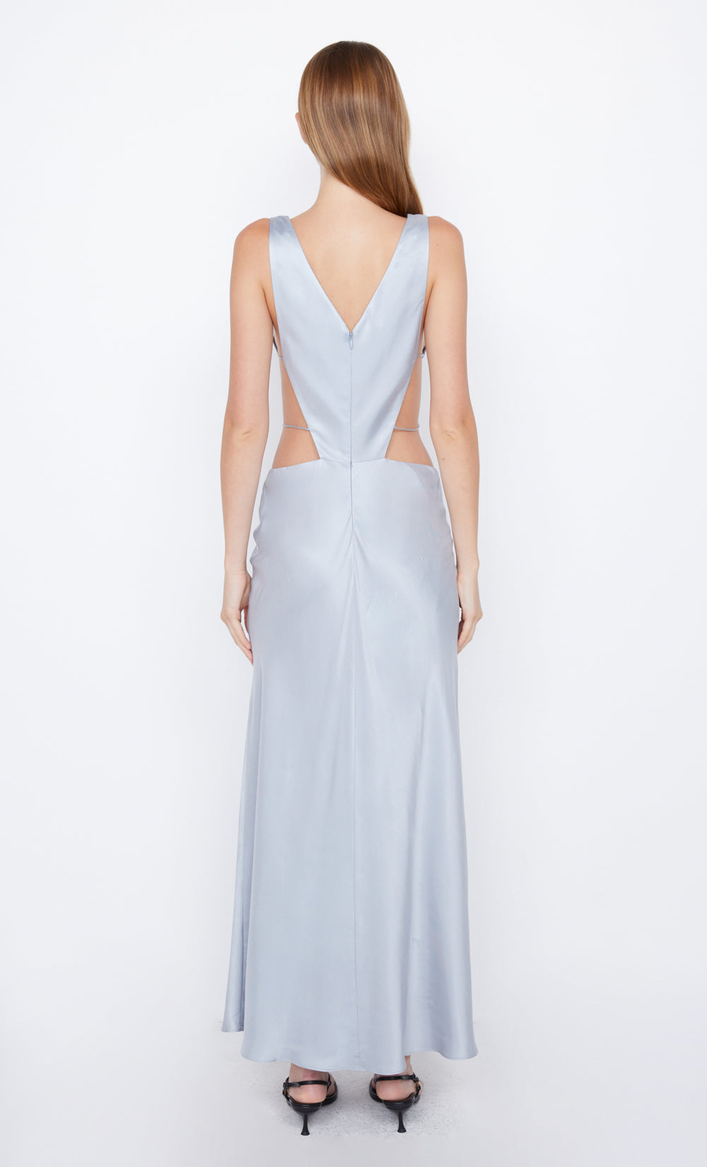 AGATHE DIAMOND DRESS - DOVE BLUE