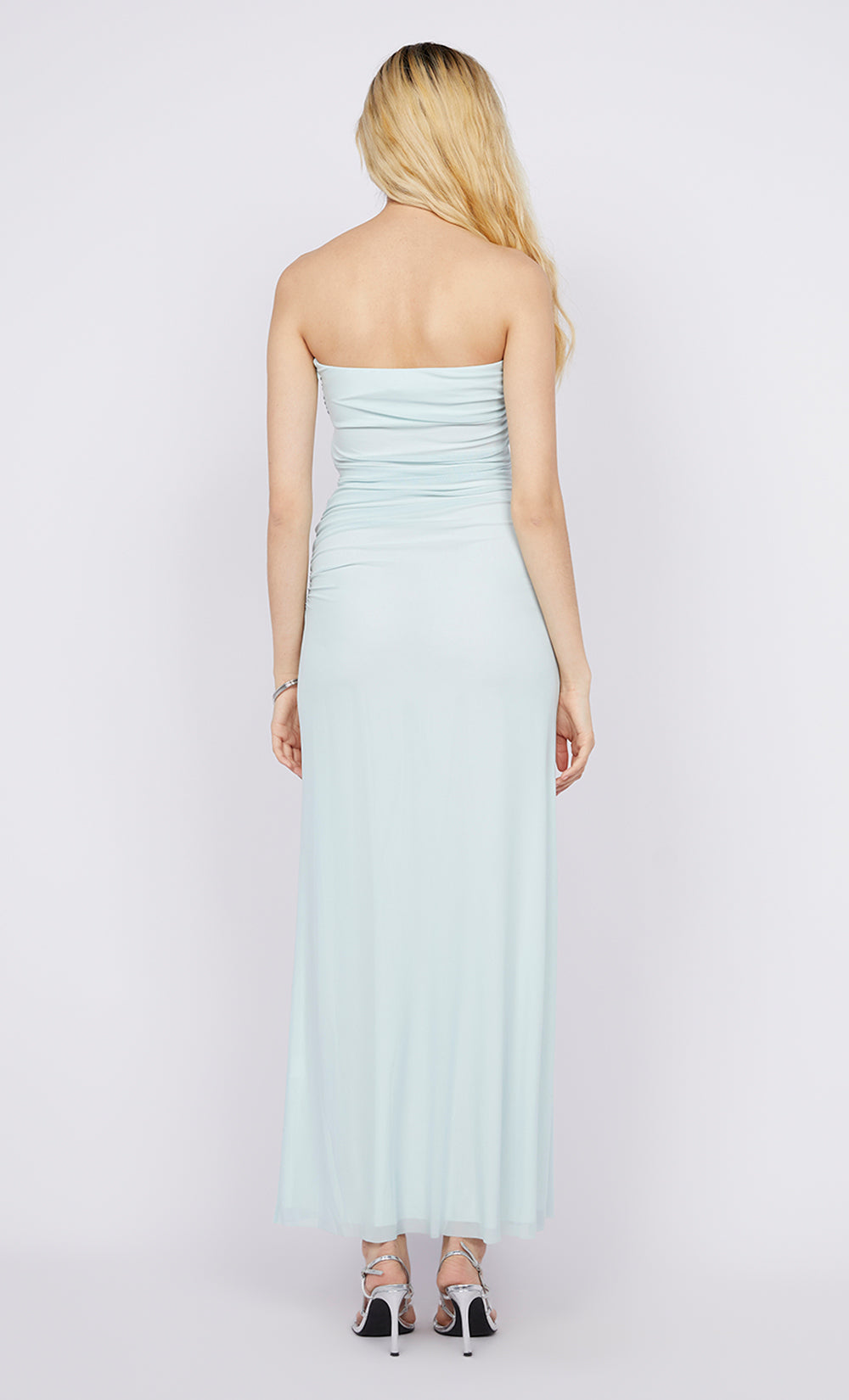 ALARA STRAPLESS DRESS - OCEAN MIST