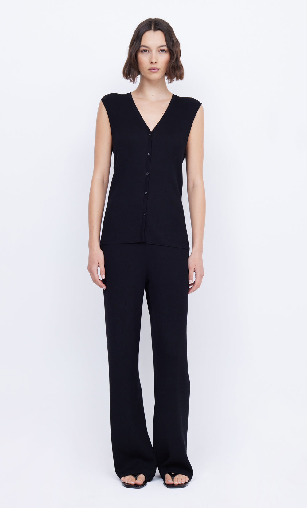 AMALFI VEST - BLACK