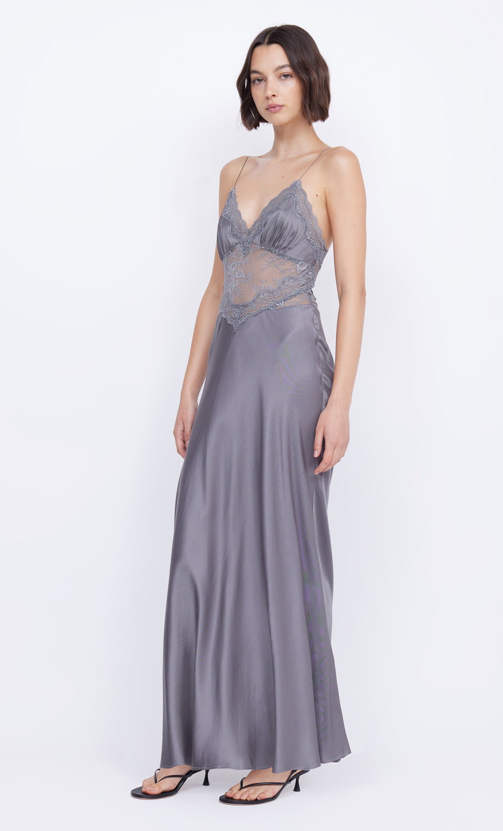 AMORAS MAXI DRESS - GREY