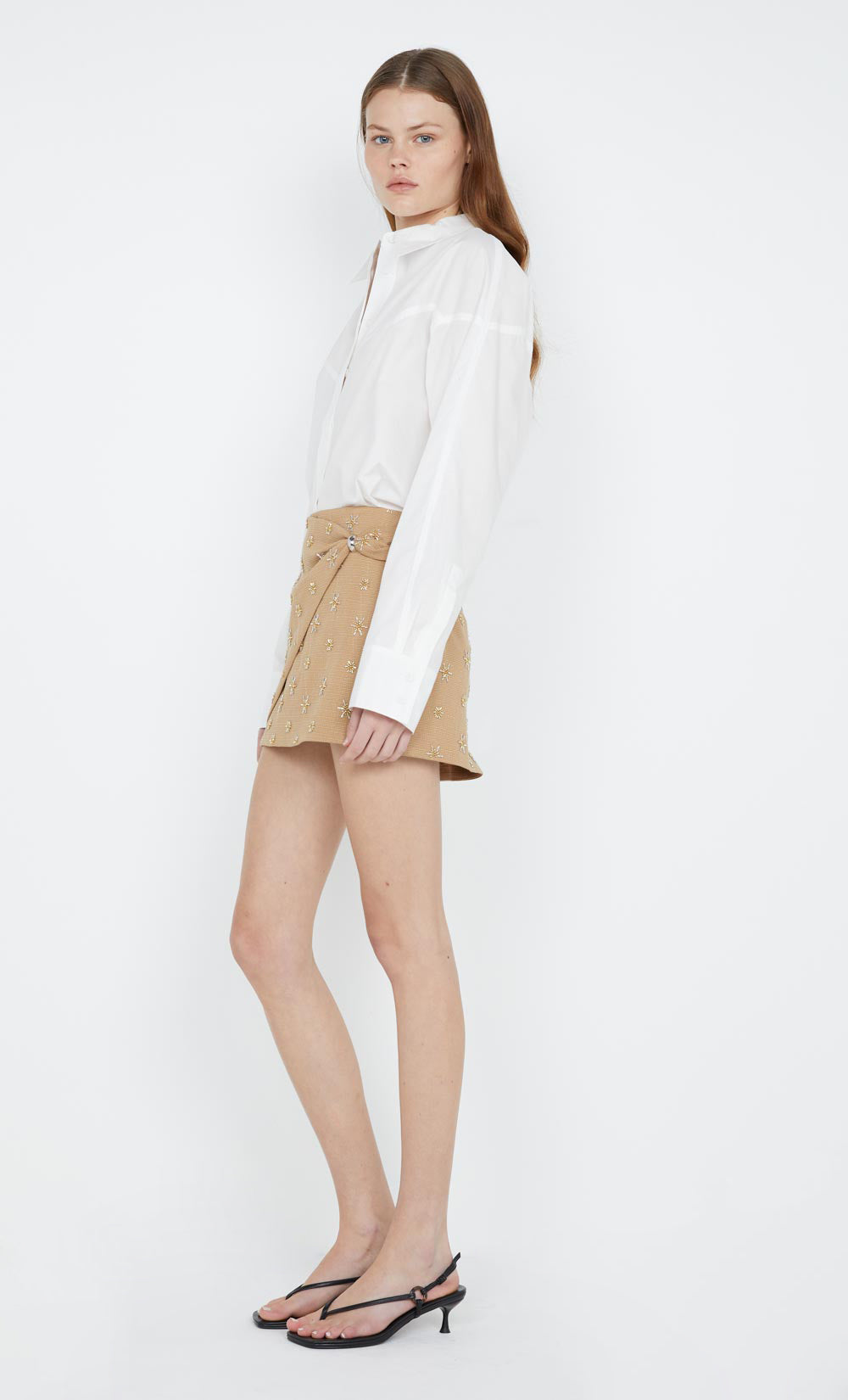 ARLO YOKE SHIRT  - IVORY