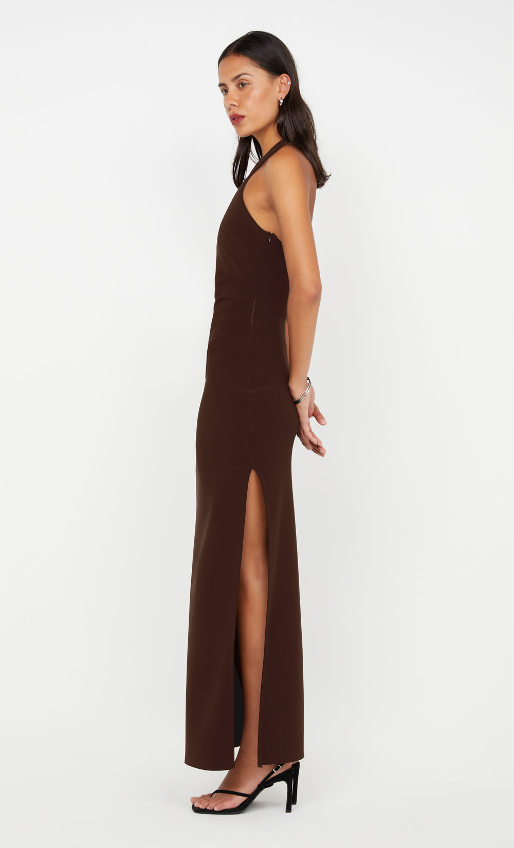 ASTA MAXI DRESS - DARK CHOCOLATE