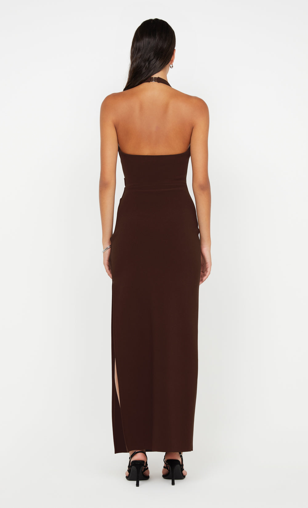 ASTA MAXI DRESS - DARK CHOCOLATE