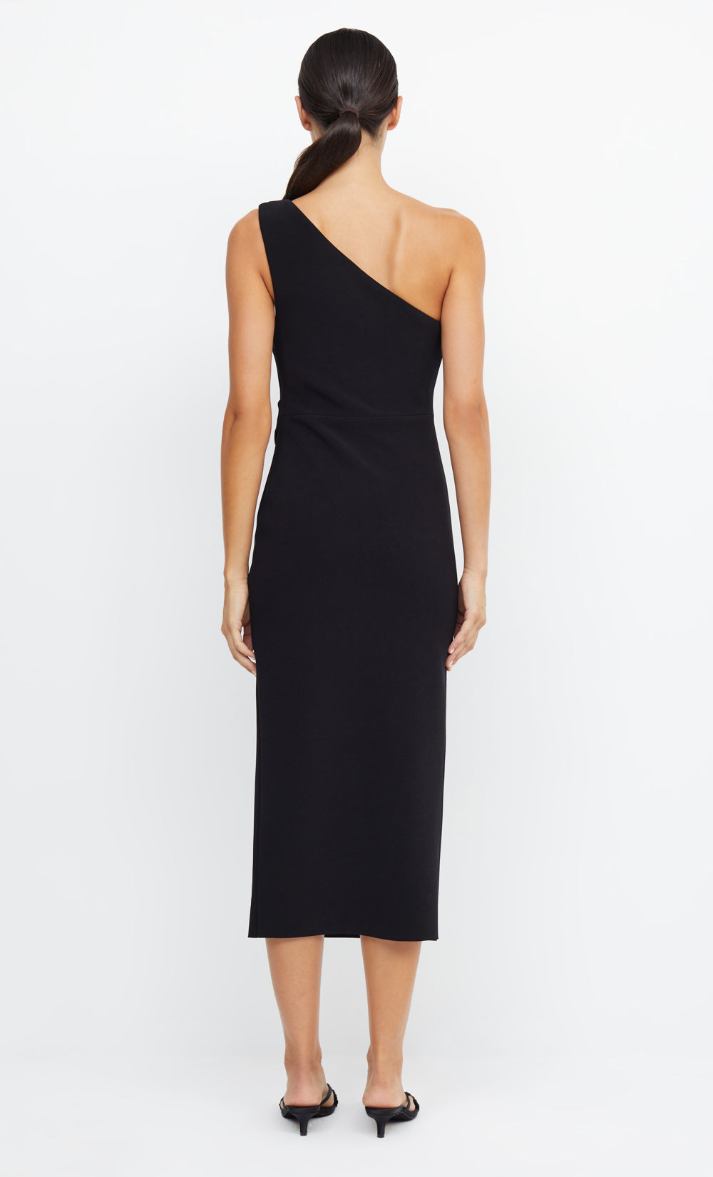 BE MINE ASYM DRESS - BLACK