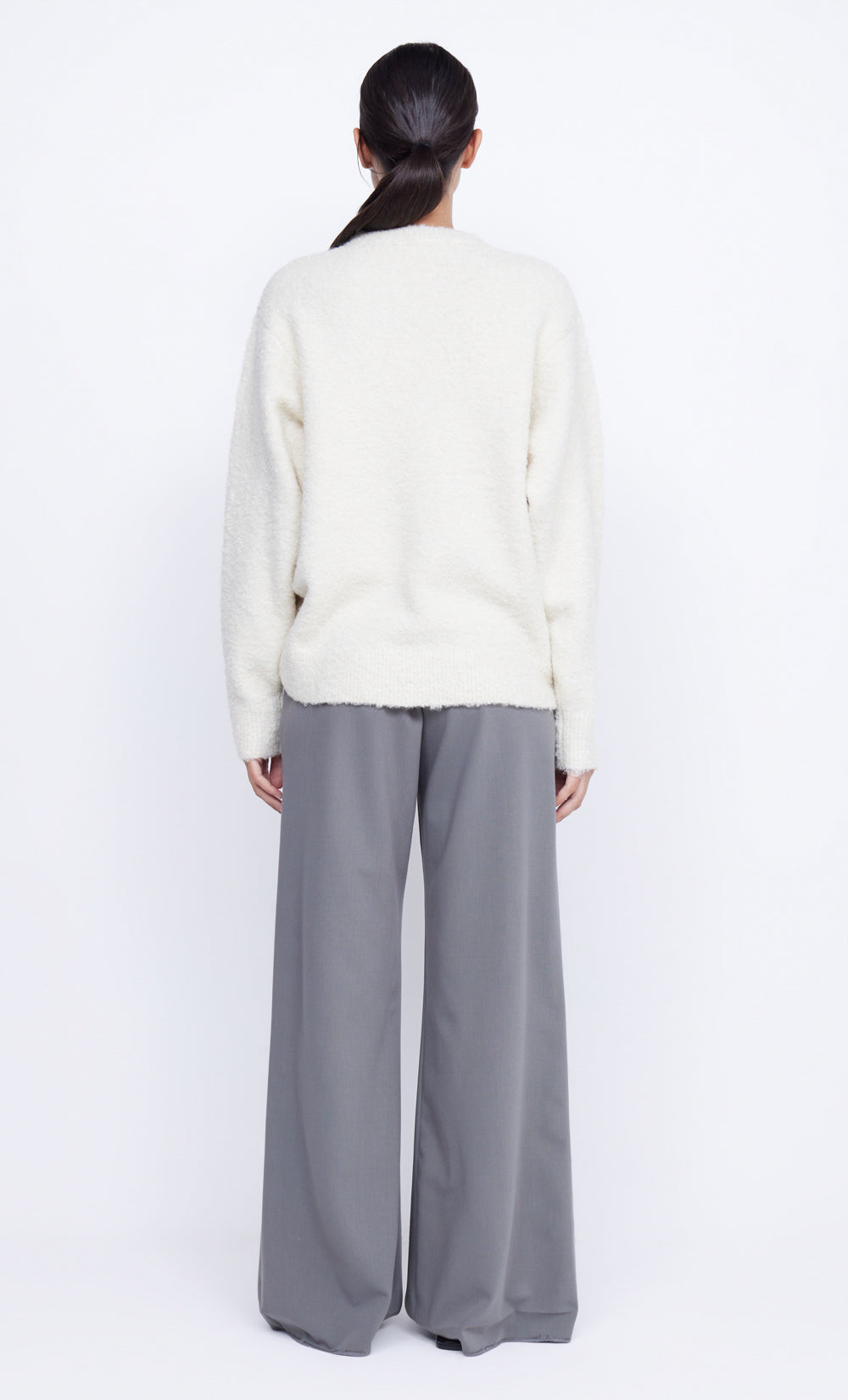 BRICE KNIT JUMPER - IVORY