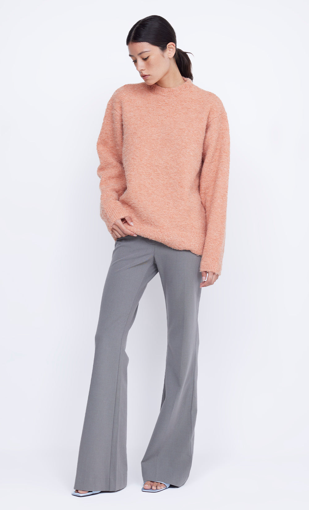 BRICE KNIT JUMPER - PEACH