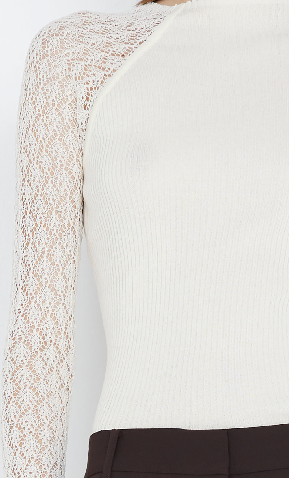 CHANTELLE LONG SLEEVE TOP - IVORY